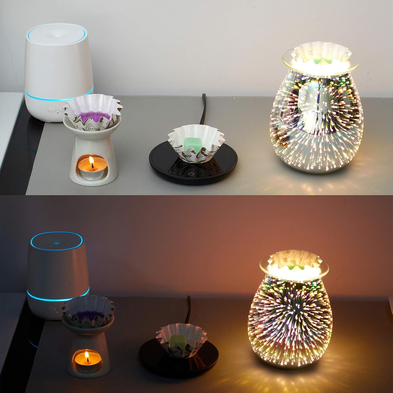 50 Wax Melt Warmer Liners - Leakproof Reusable Safe for Scented Wax Cubes