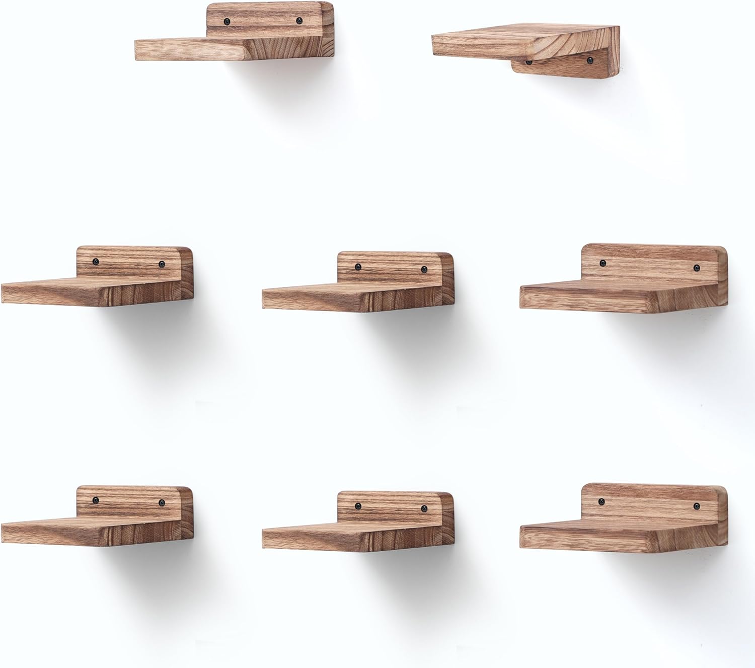 NIUBEST Small Floating Shelf 4x4 Inch Wall Display Ledges