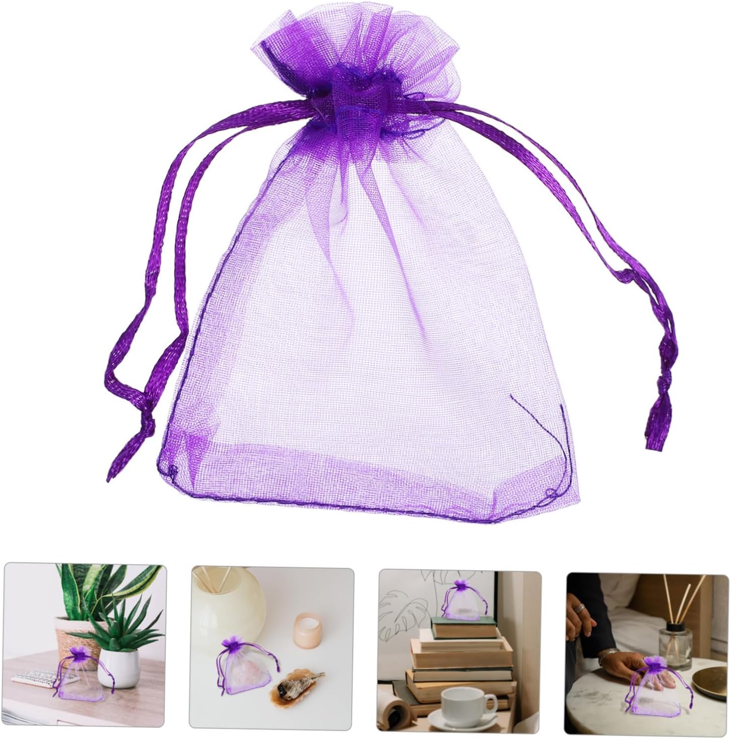 STOBAZA 500pcs Lavender Sachet Bags for Home Storage and Gifting