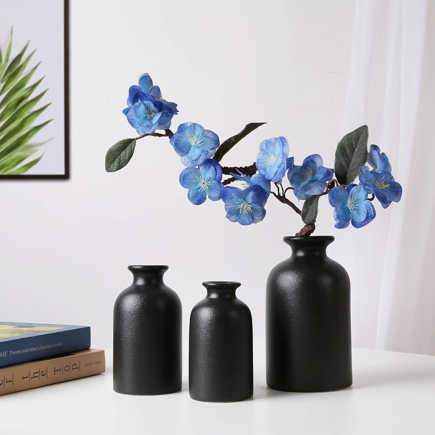 Elegant Ceramic Dry Flower Vase for Home Decor