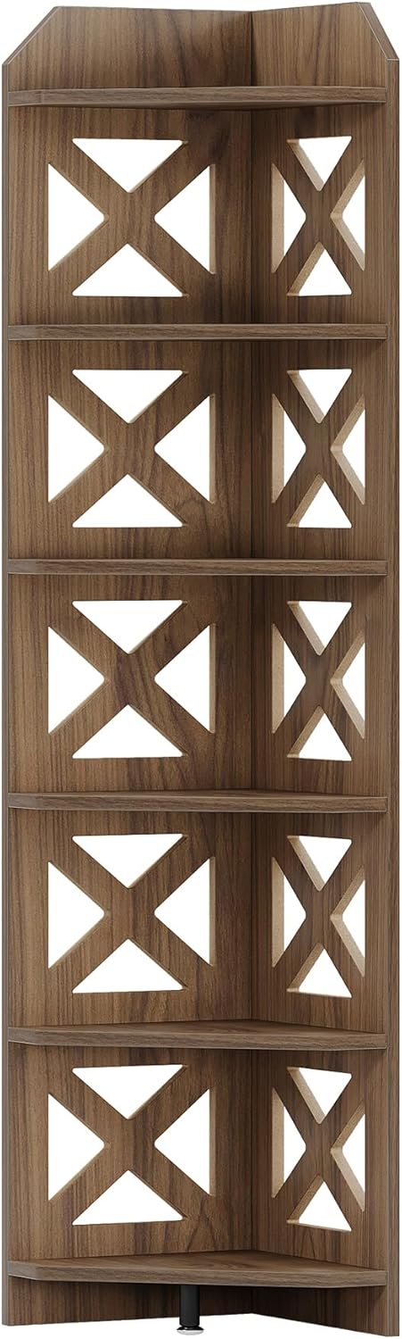 Tribesigns 708 Inch Corner Shelf Bookcase