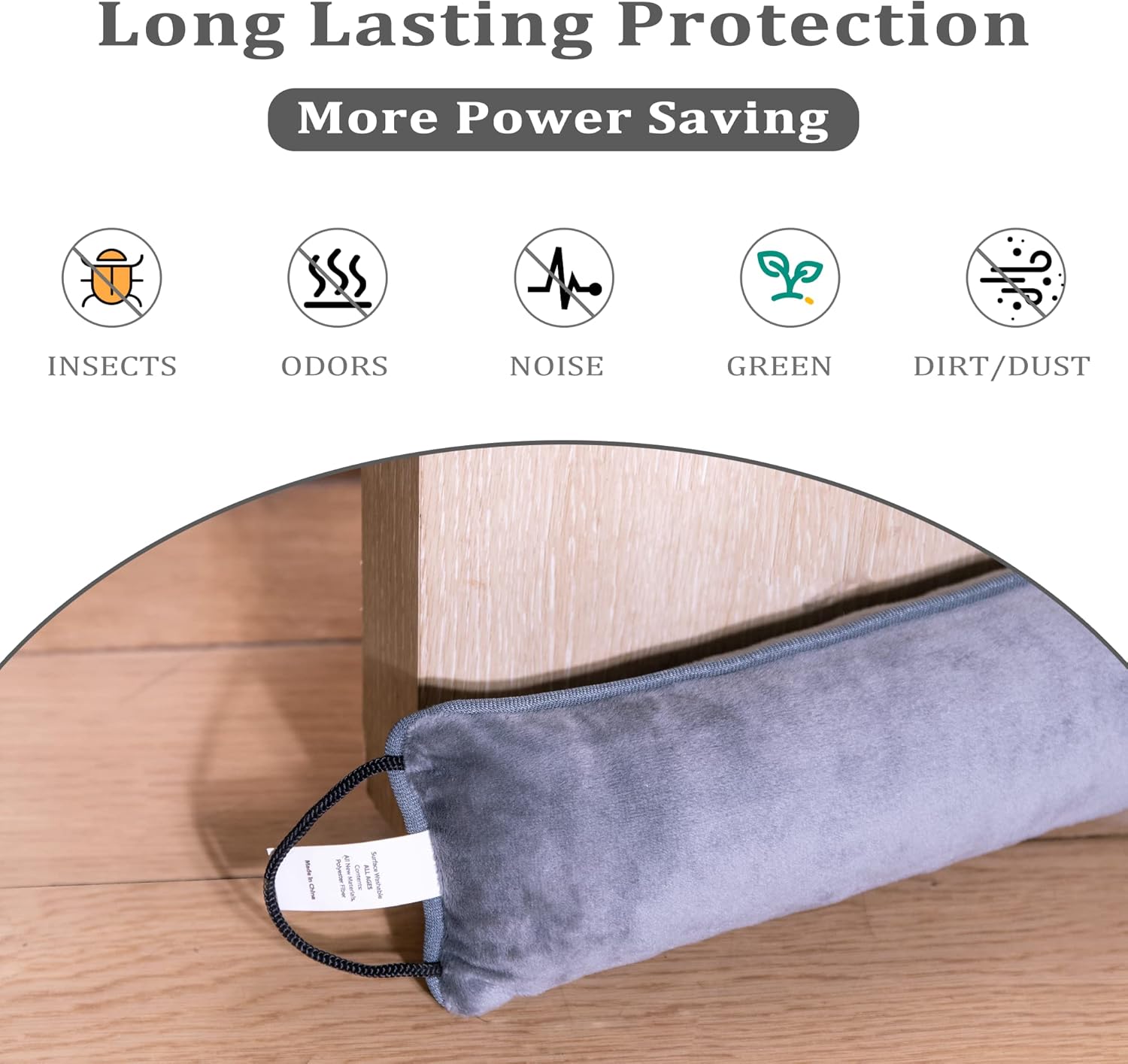 My OLi 36 Inch Under Door Draft Stopper Wind Blocker
