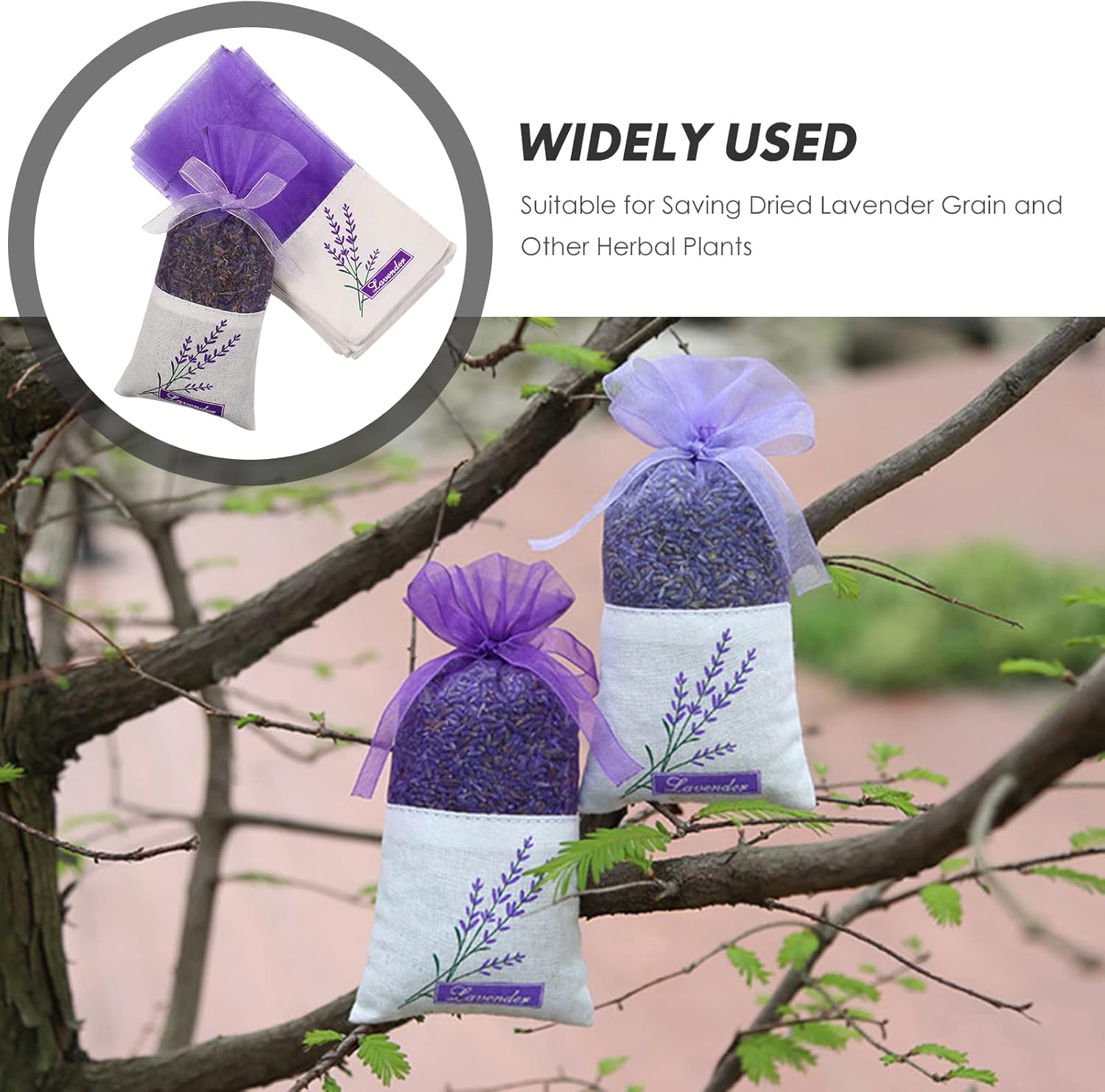 FOMIYES Lavender Sachet Bags 30pcs Empty