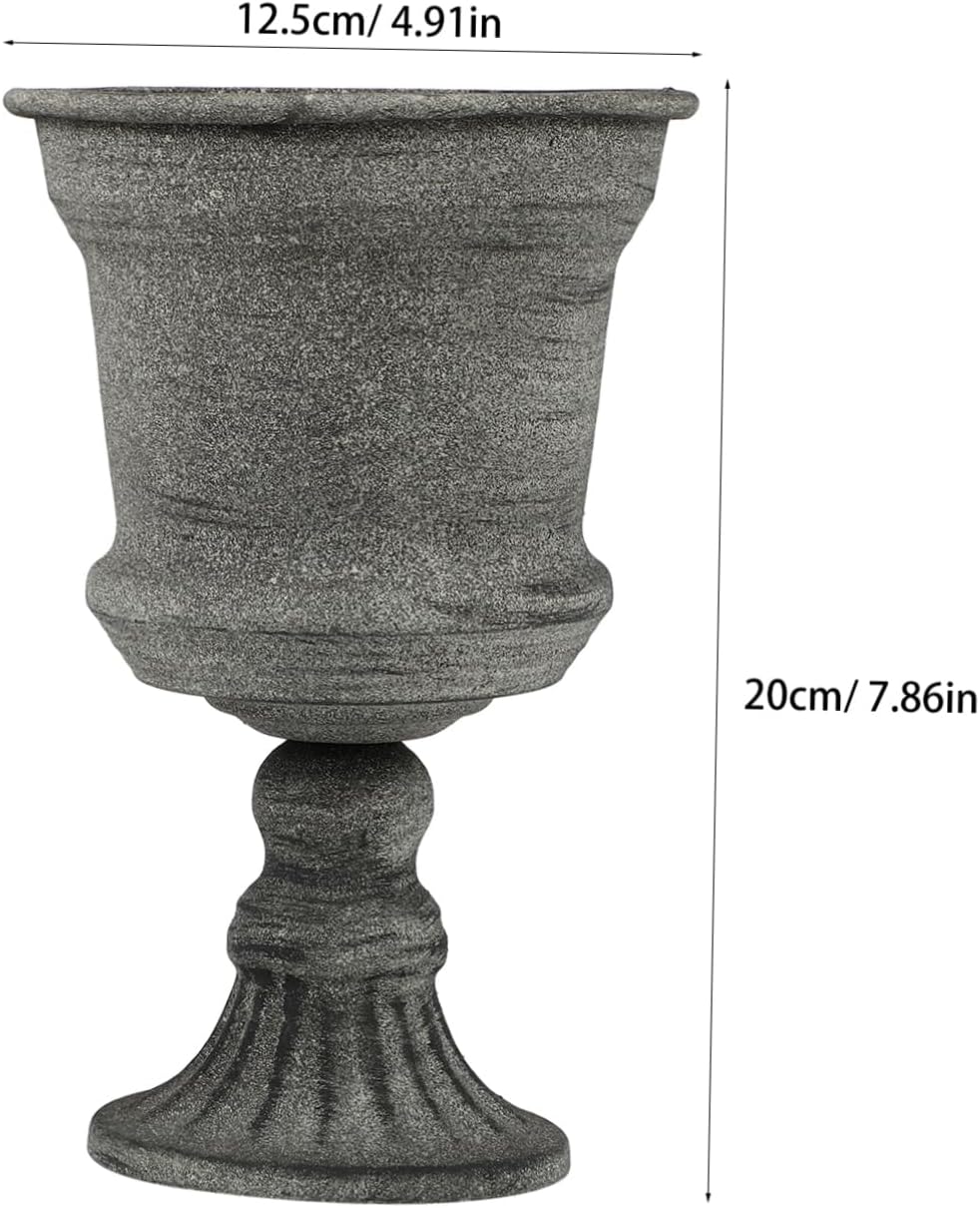 Garneck Vintage Metal Flower Vase for Home Decor and Wedding Centerpiece