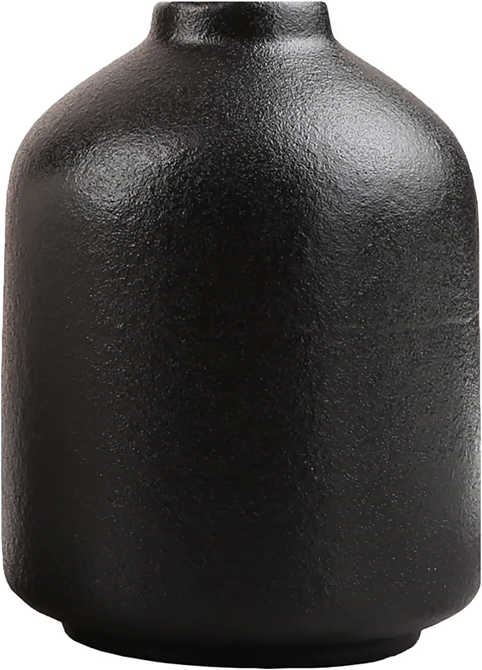 Modern Minimalist Ceramic Vase - Black