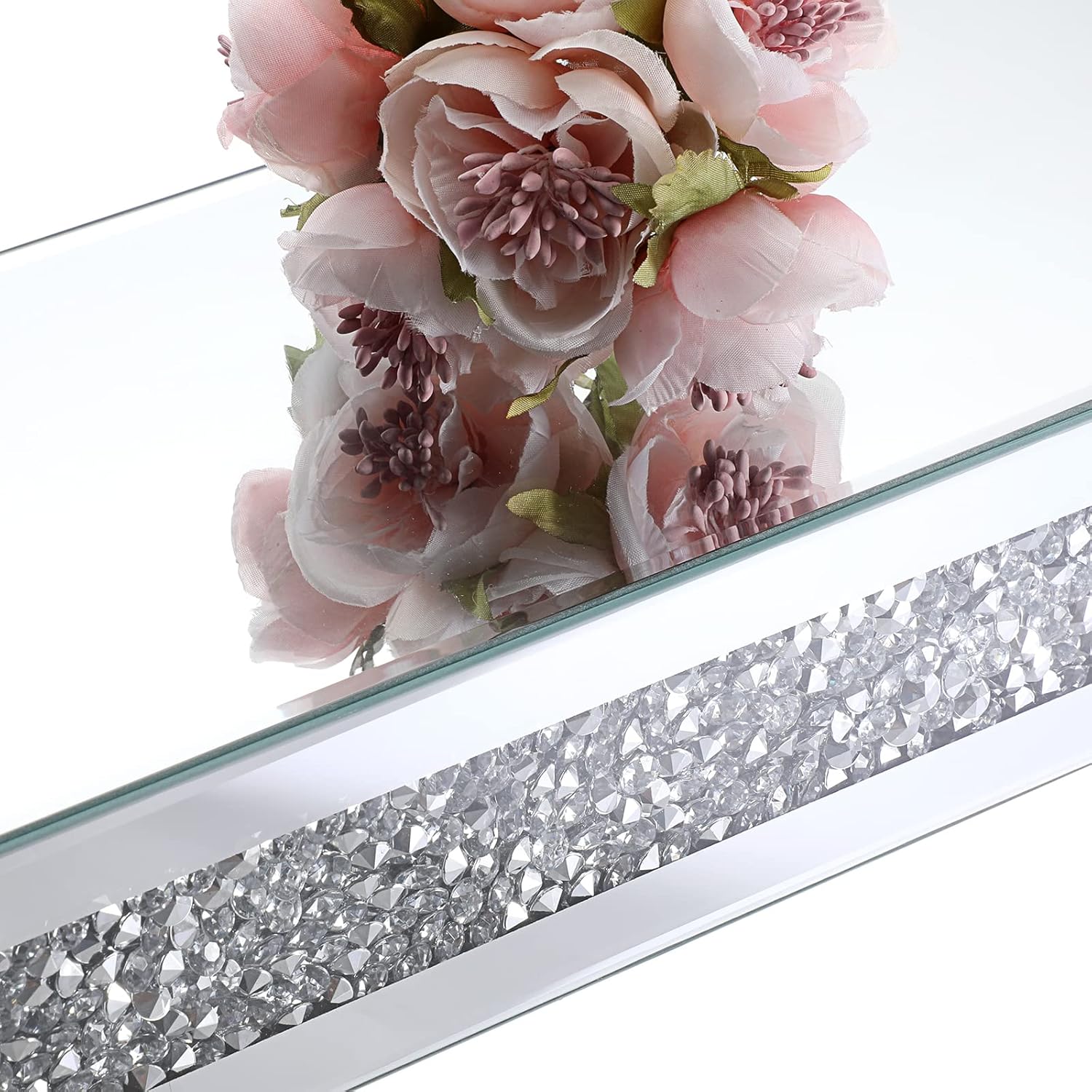 JUXYES Sparkle Diamond Wall Floating Shelf Decor
