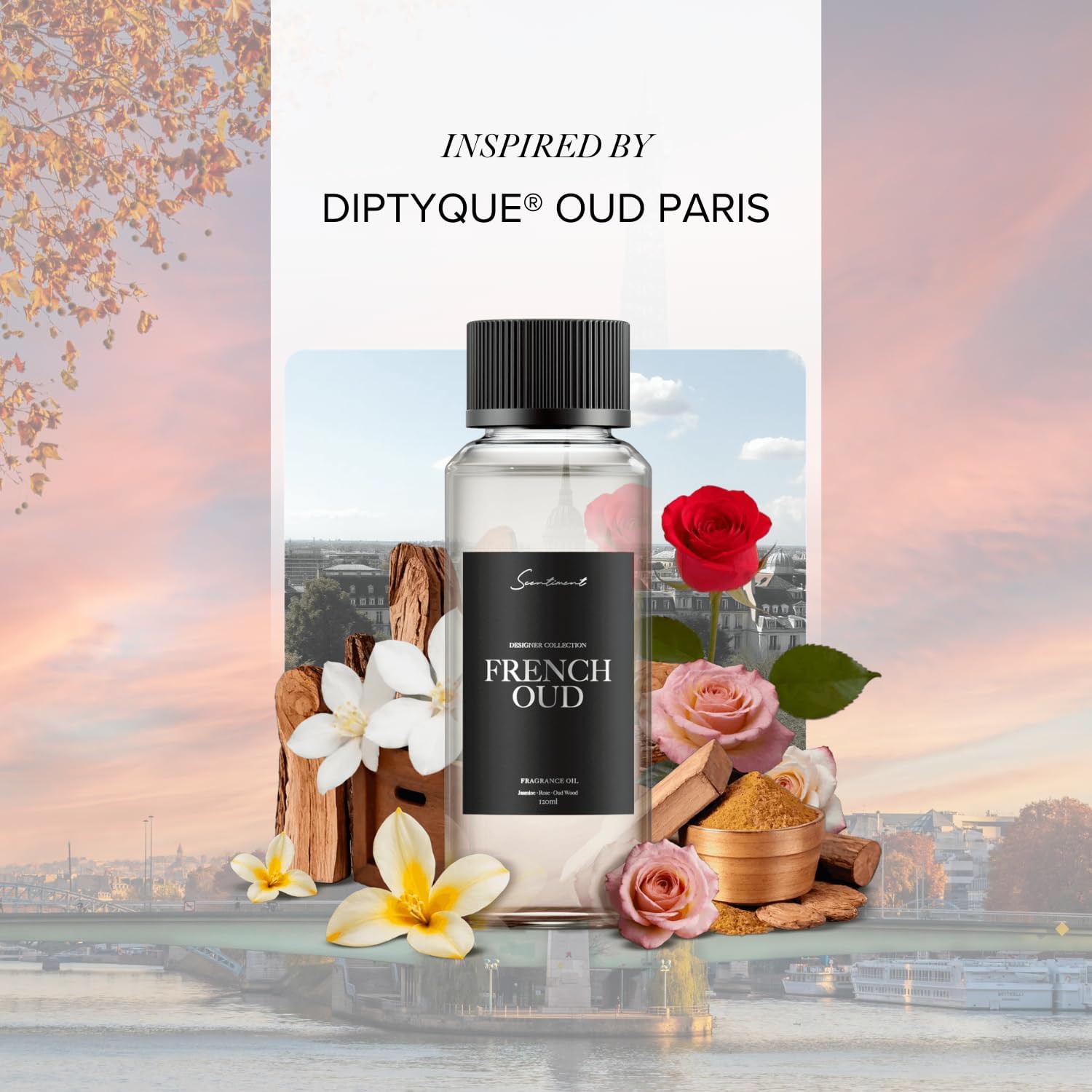 French Oud Designer Diffuser Oil 120 mL