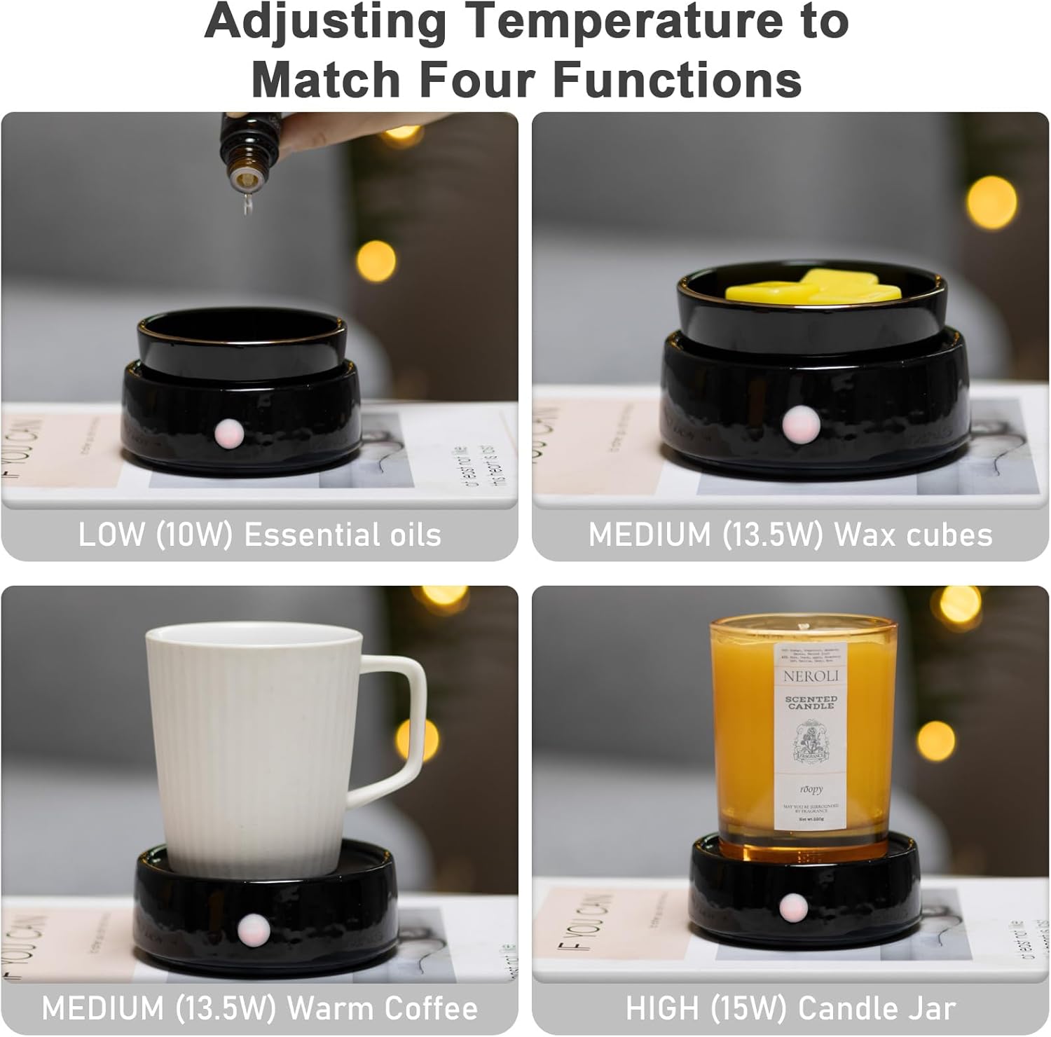Bobolyn Candle Wax Melt Warmer with Timer