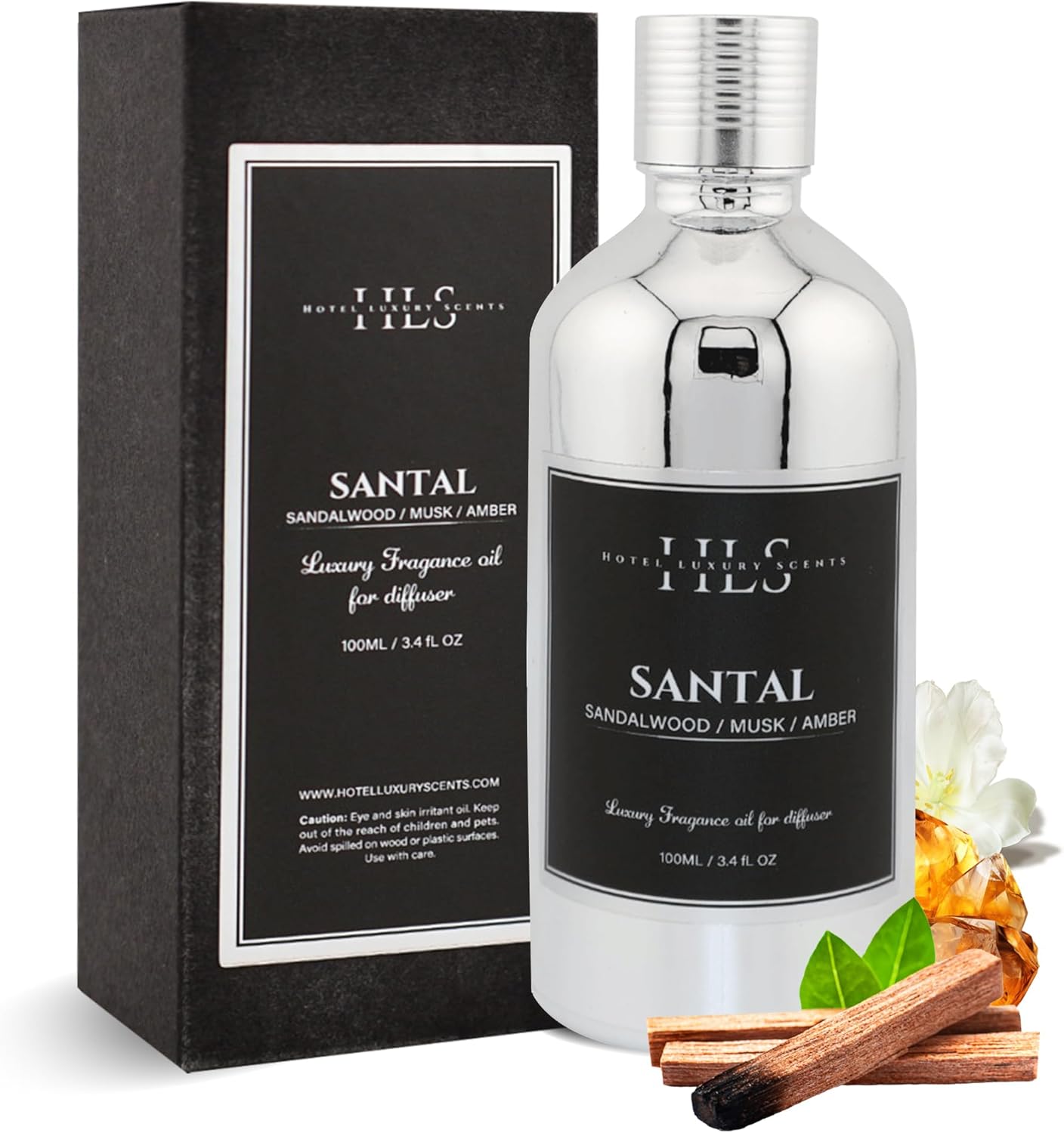 Santal Essential Oils for Diffusers - 100ml Luxury Blend