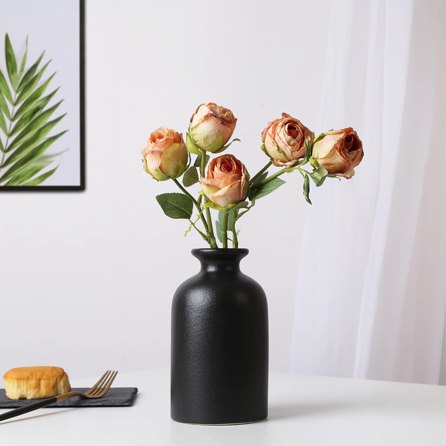 Elegant Ceramic Dry Flower Vase for Home Decor