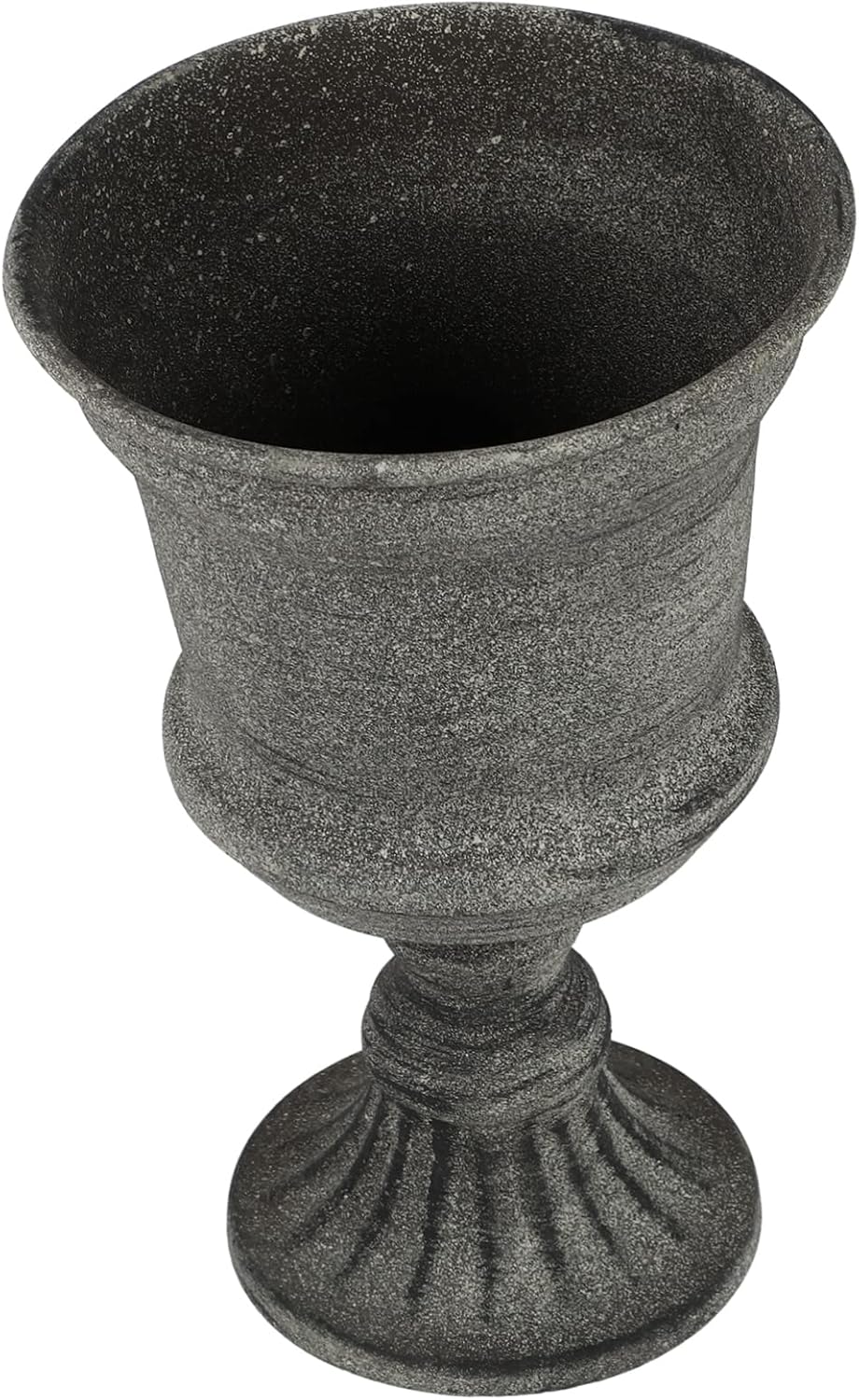 Wakauto Vintage Gray Metal Flower Vase for Wedding Home Decor