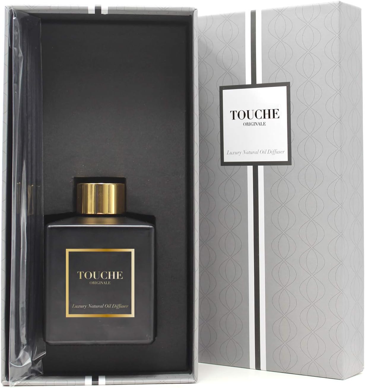 Touche Luxury Natural Reed Diffuser Vanilla Caramel 475 OZ