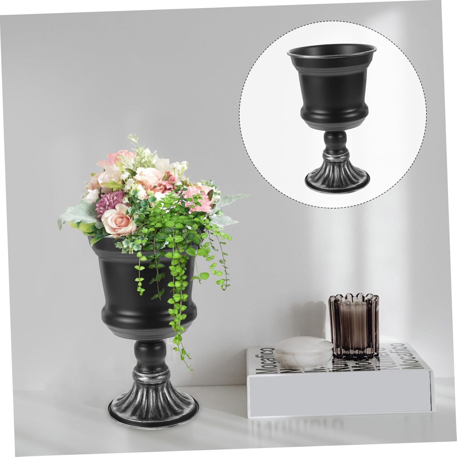 Garneck 2pcs Vintage Flower Vase for Centerpieces and Home Decor