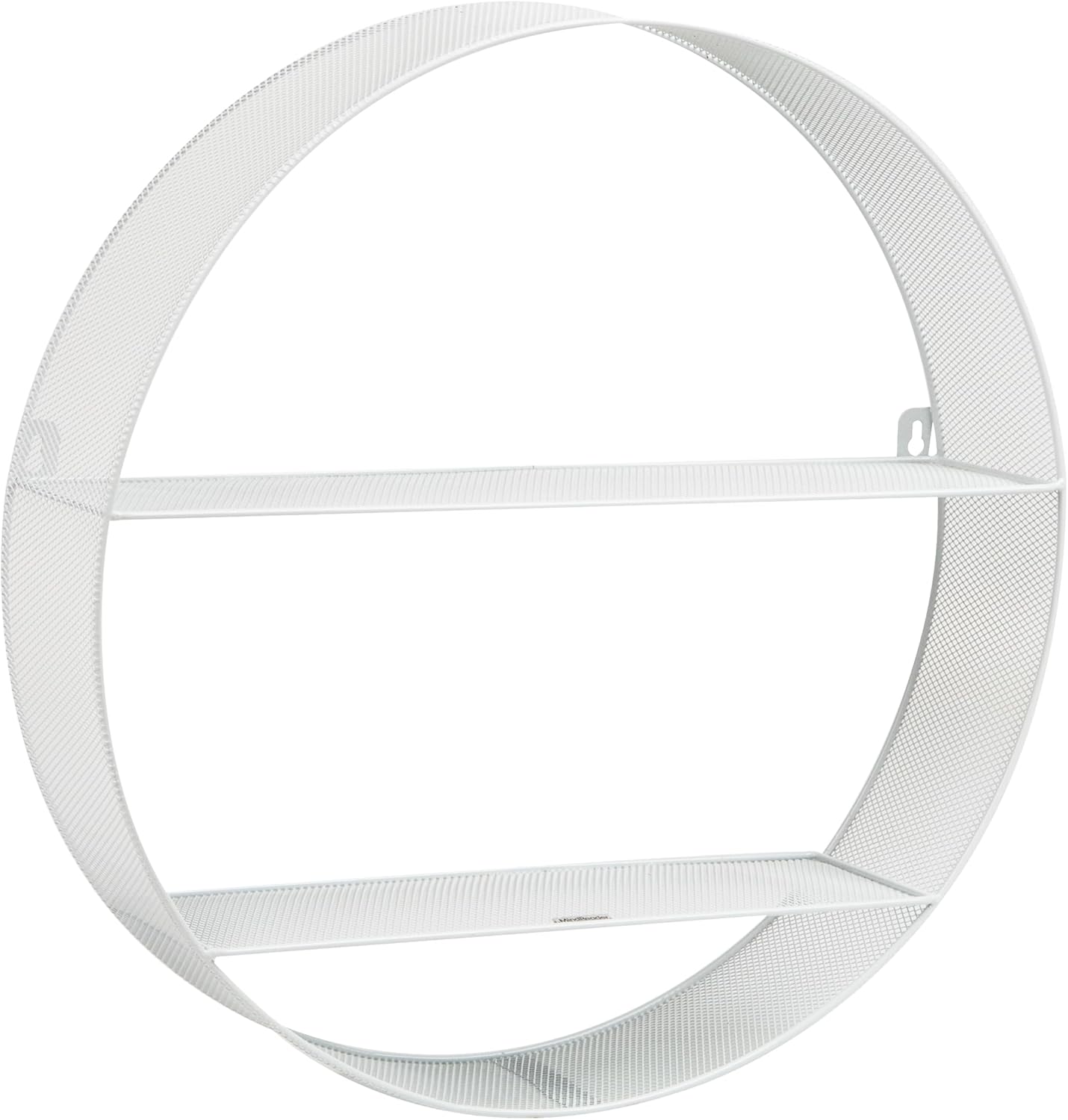 Mind Reader Circular Floating Shelves Wall Decor Accent Shelf Office Bathroom