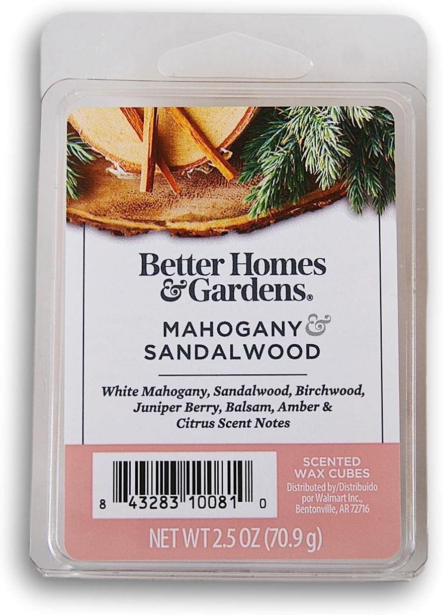NITRO Better Homes Gardens Mahogany Sandalwood Wax Melts 6x25oz