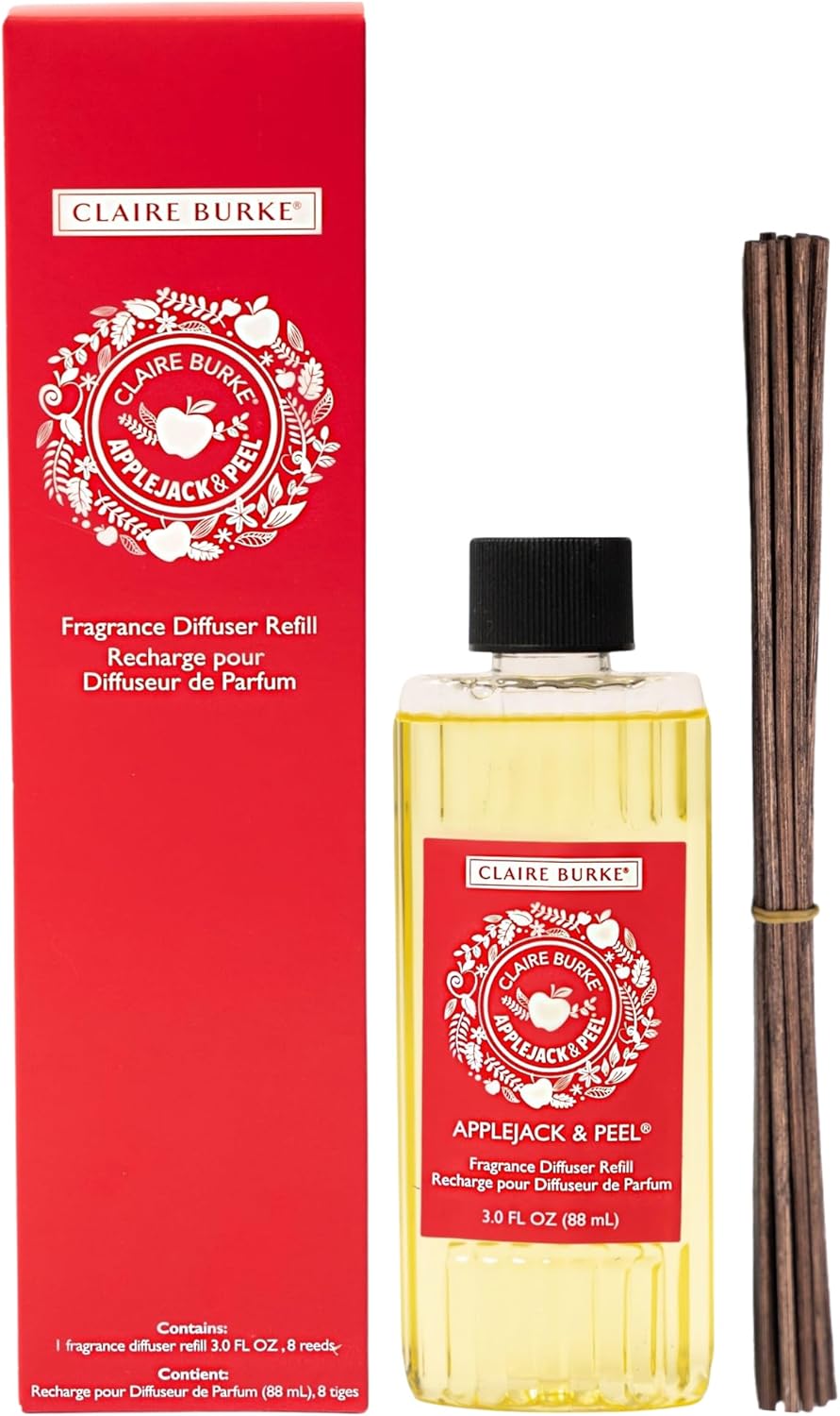 Claire Burke Reed Diffuser Refill Kit Apple Jack and Peel
