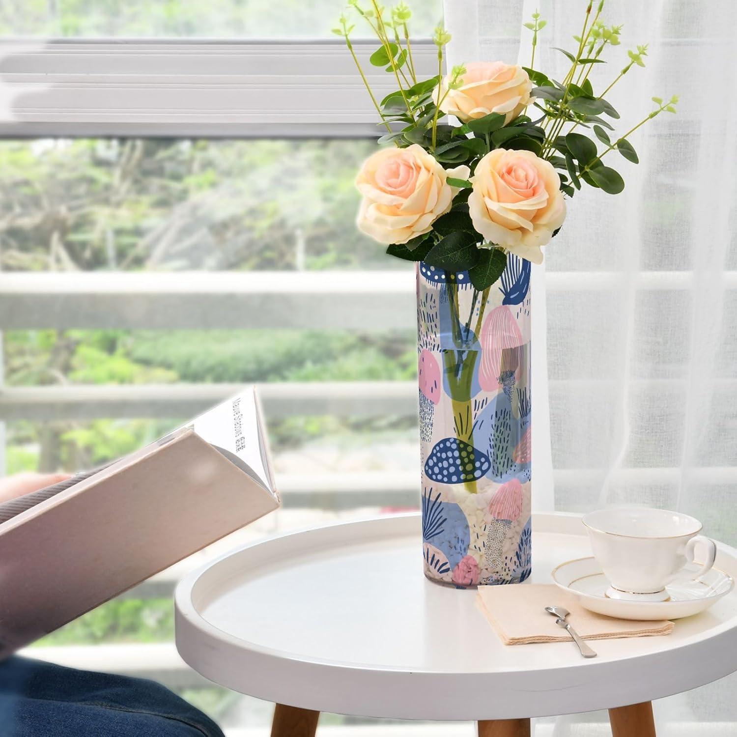 Pastel Mushroom Floating Candle Holder 118 x 39 Inch Decorative Vase