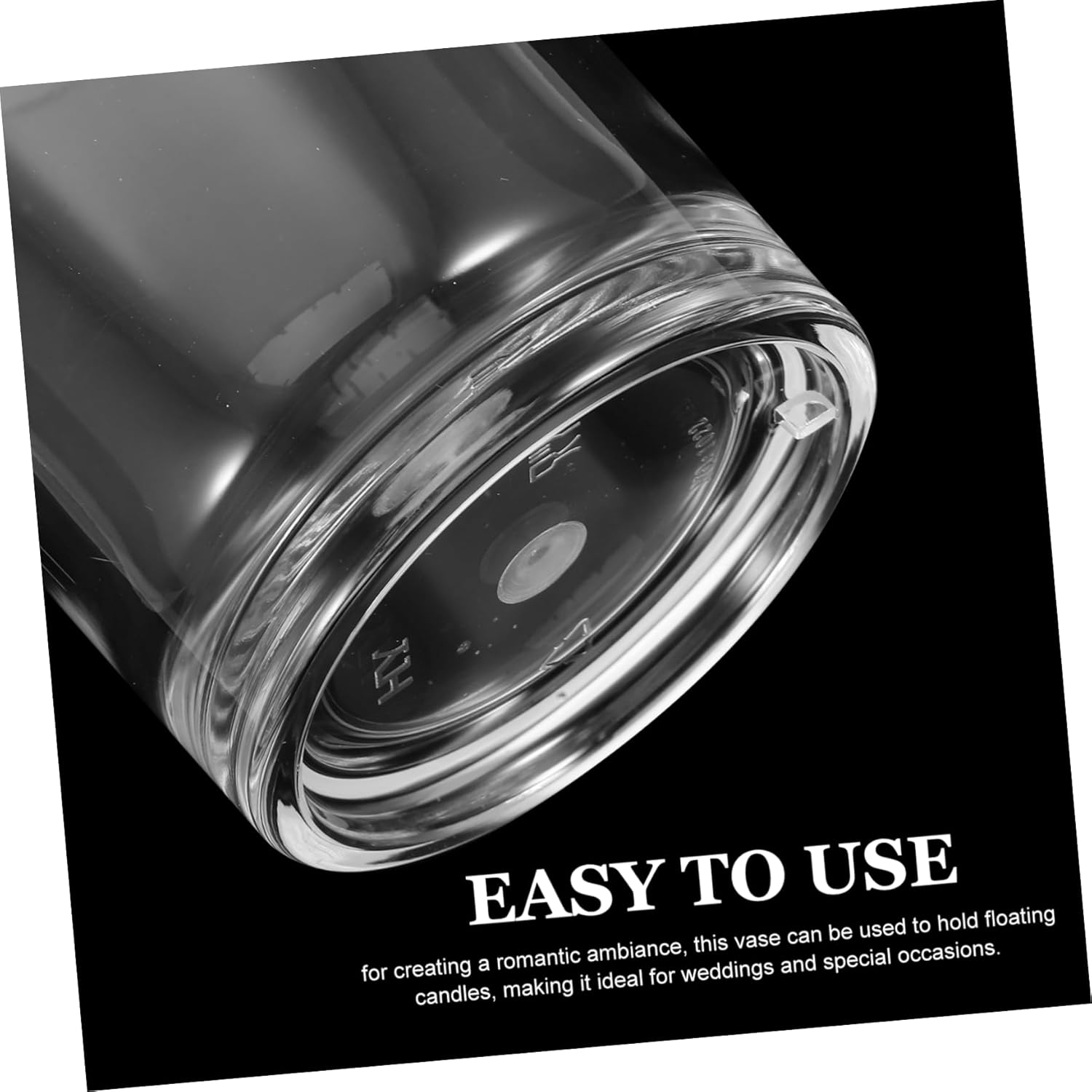 Clear Acrylic Floating Candle Holder for Home and Events