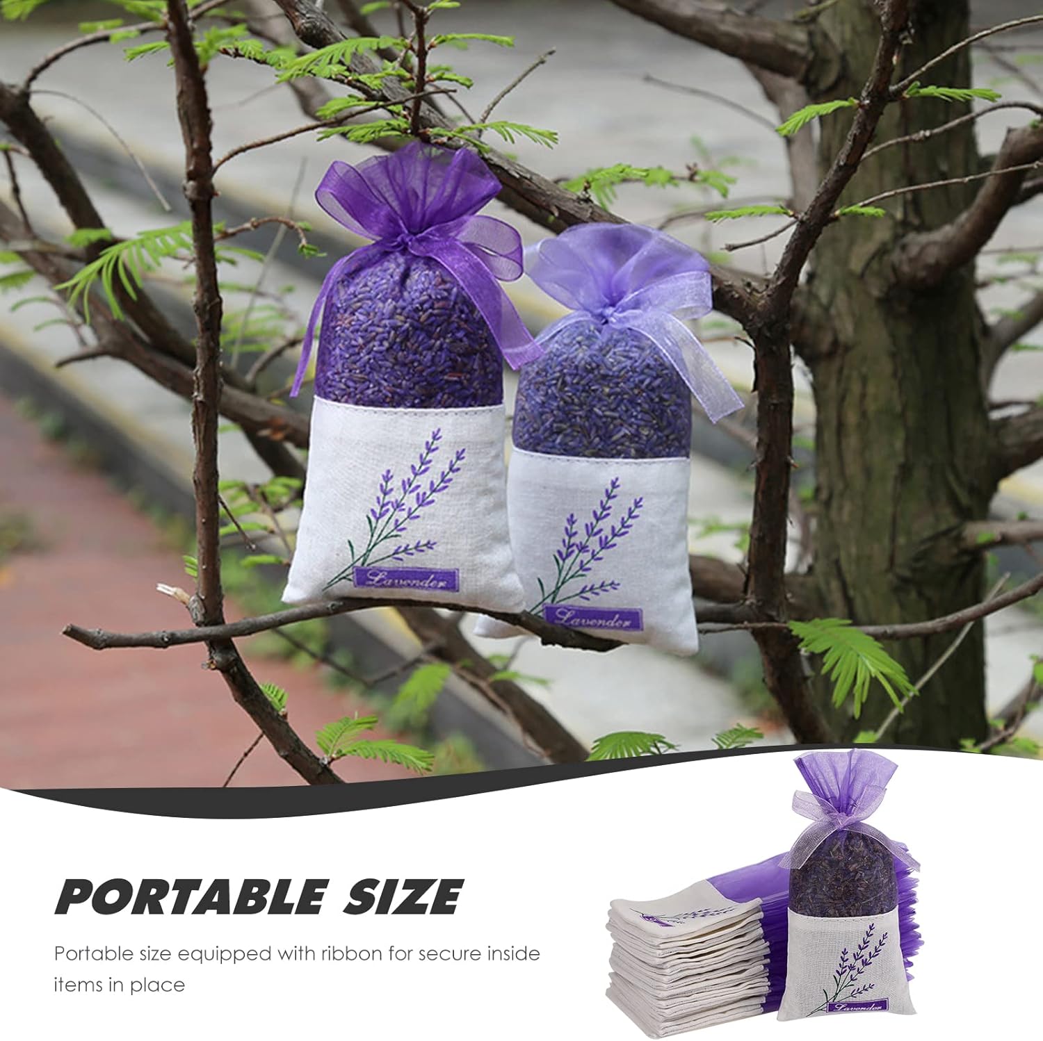 FOMIYES Lavender Sachet Bags 30pcs Empty