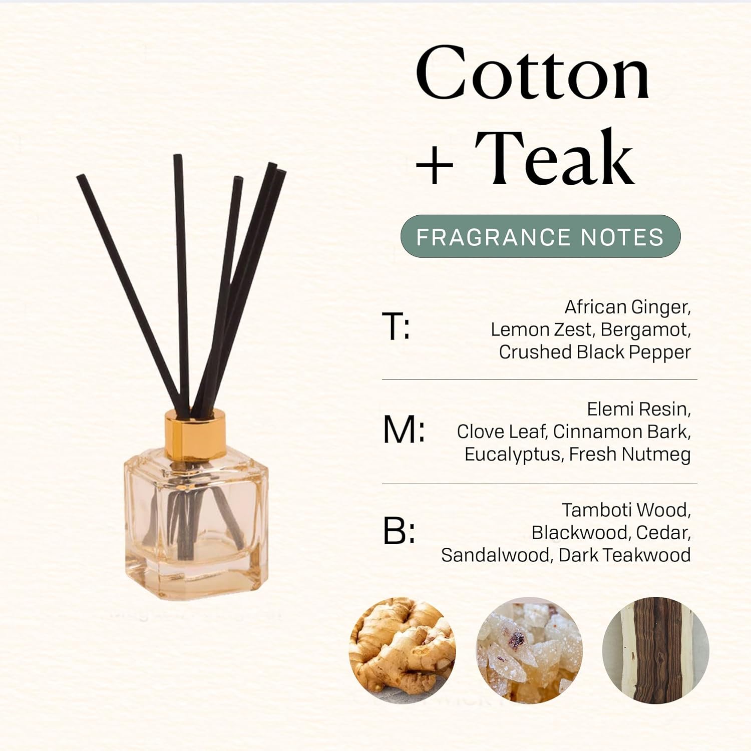 Paddywax Botanica Scented Oil Diffuser in White Glass Bottle