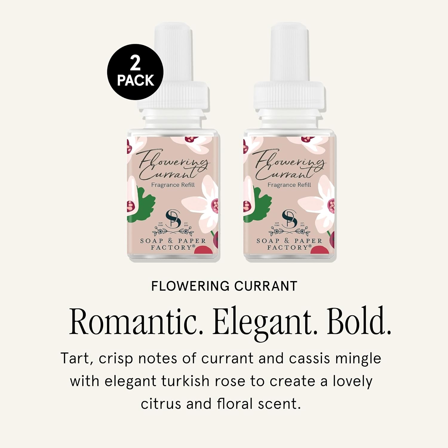 Pura Soap Paper Factory Scent Refill - Flowering Currant 2 Pack