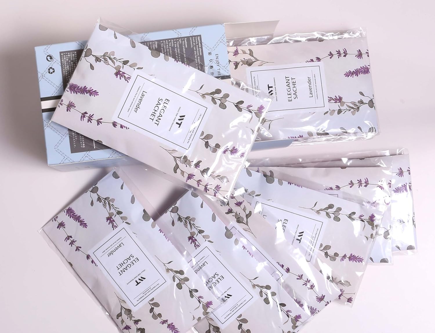 WEALD TRIBE 12 Pack Fresh Linen Scented Sachets for Home Deodorizer
