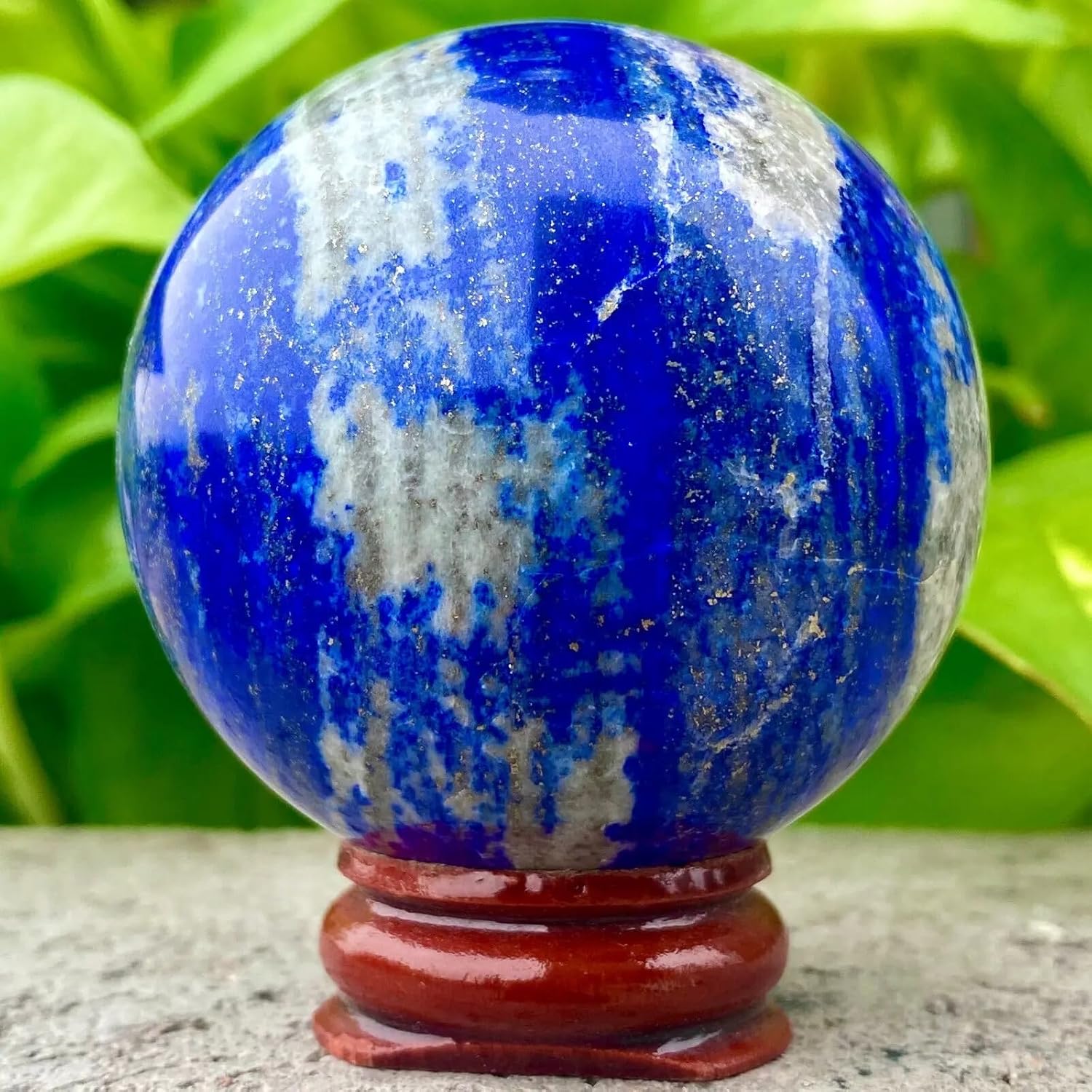 AtkitS Natural Lapis Lazuli Crystal Ball 400-500g