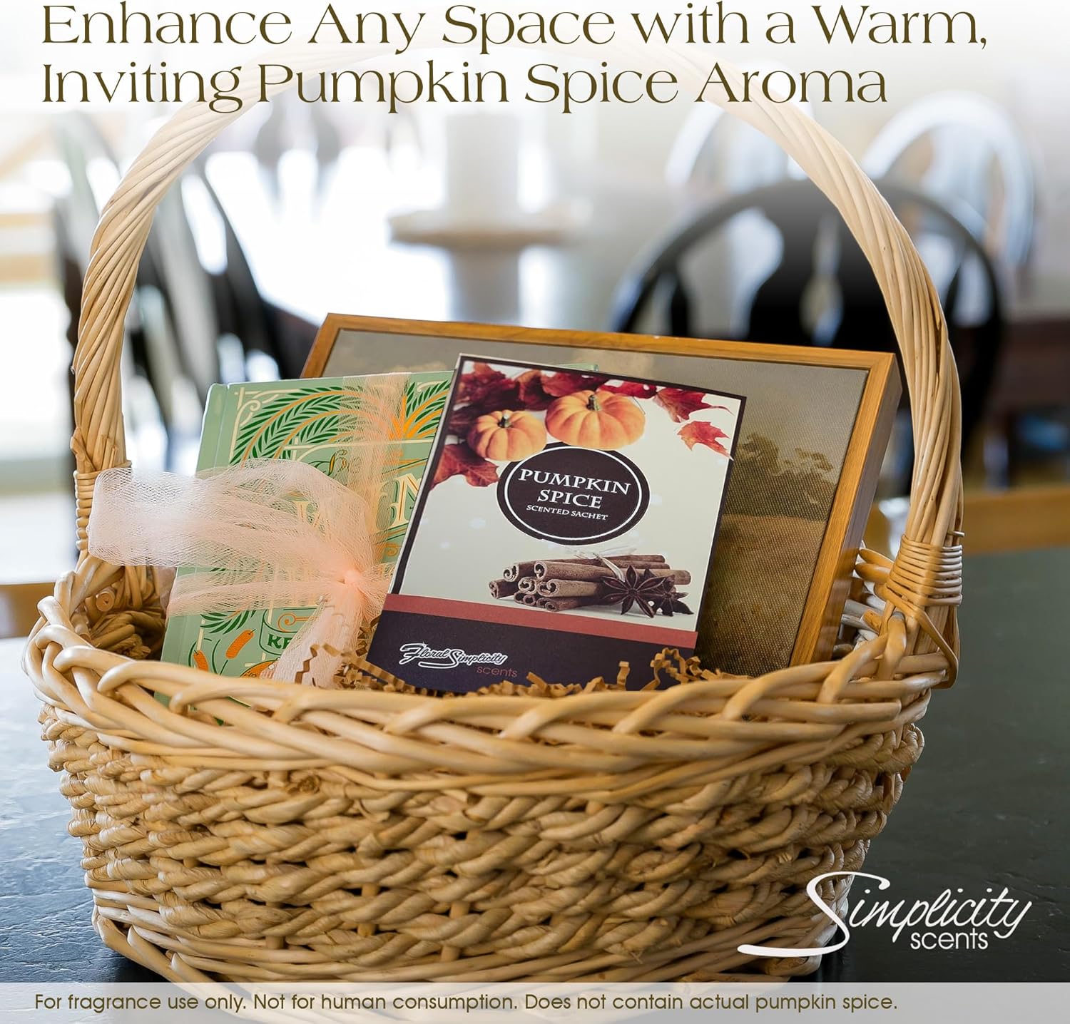 Simplicity Scents Pumpkin Spice Scented Sachets Pack of 3