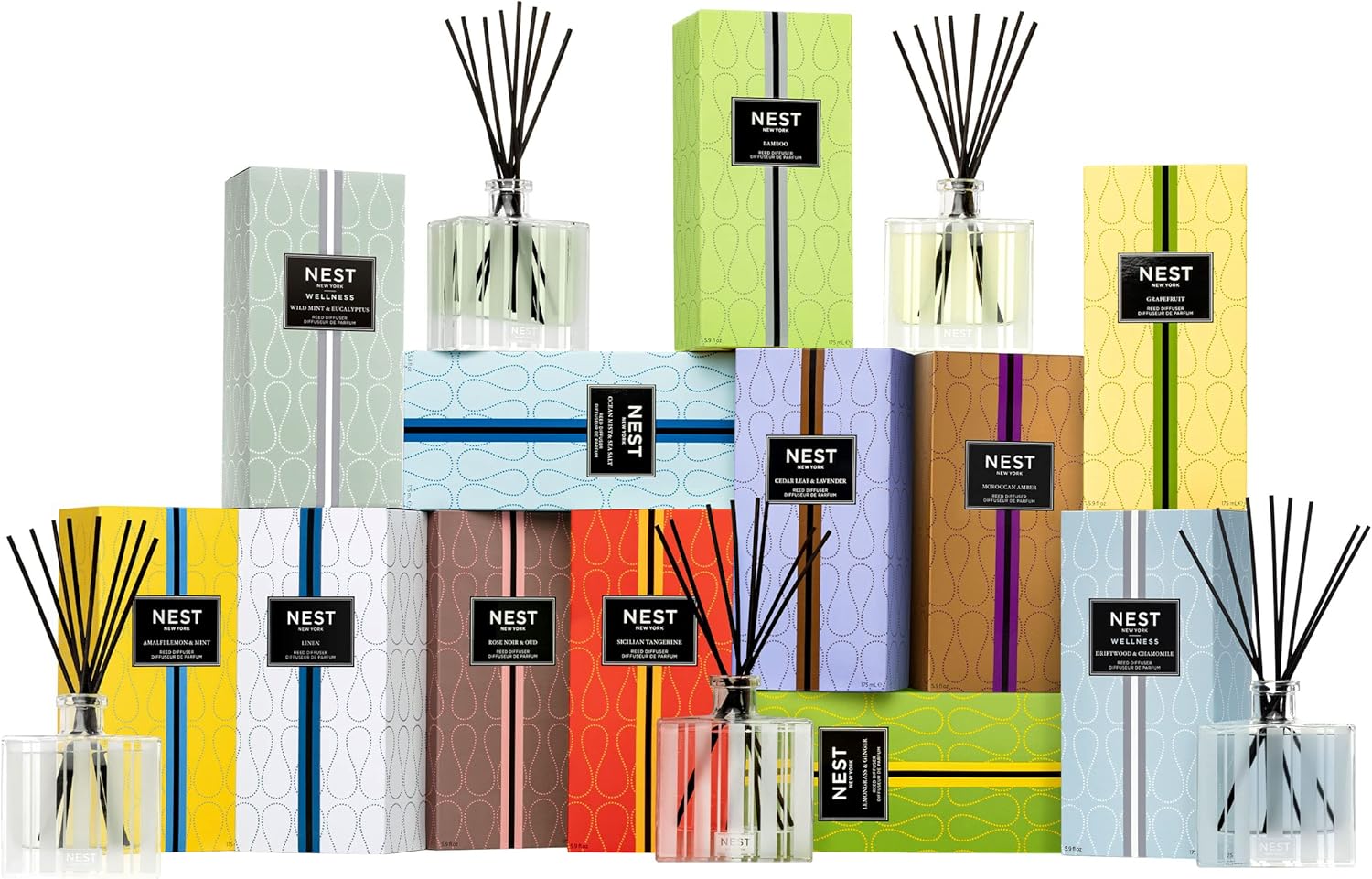 NEST New York Reed Diffuser Amalfi Lemon Mint 59 fl oz