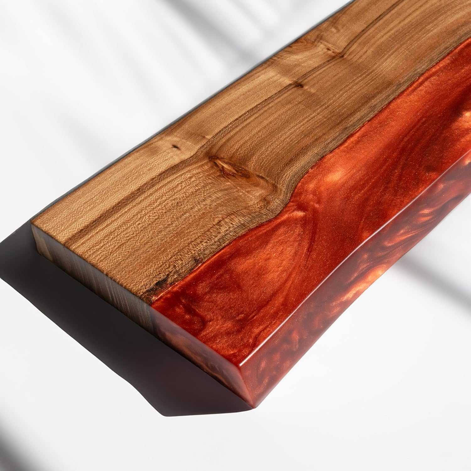 RWA Floating Shelves for Wall Decor - Epoxy Wood Design
