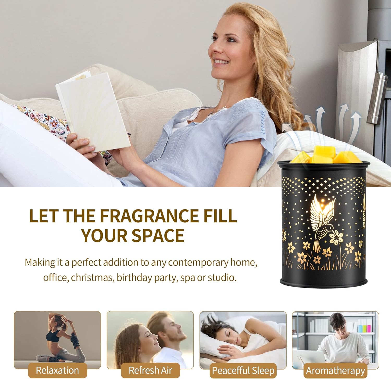 Mocosa Wax Melt Warmer Hummingbird Design