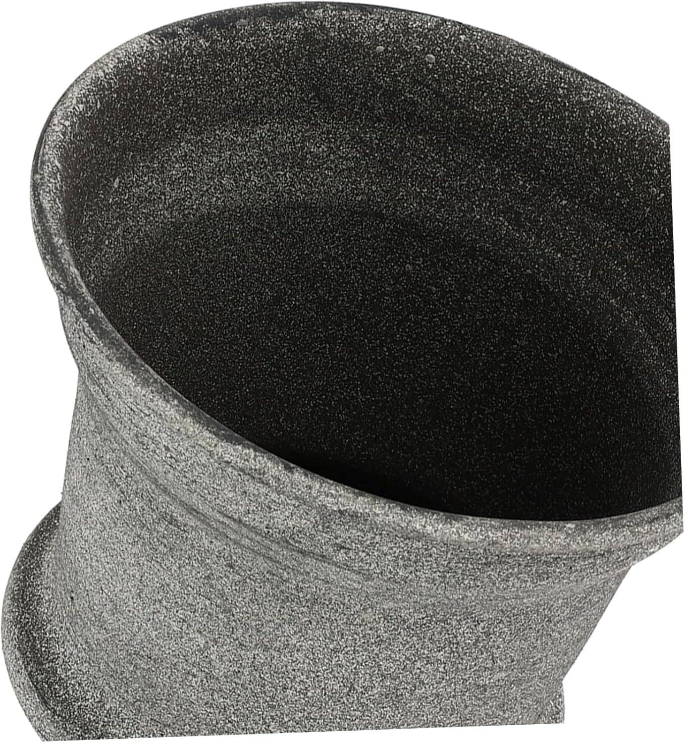 Garneck Vintage Metal Flower Vase Rustic Gray Vase for Home Decor