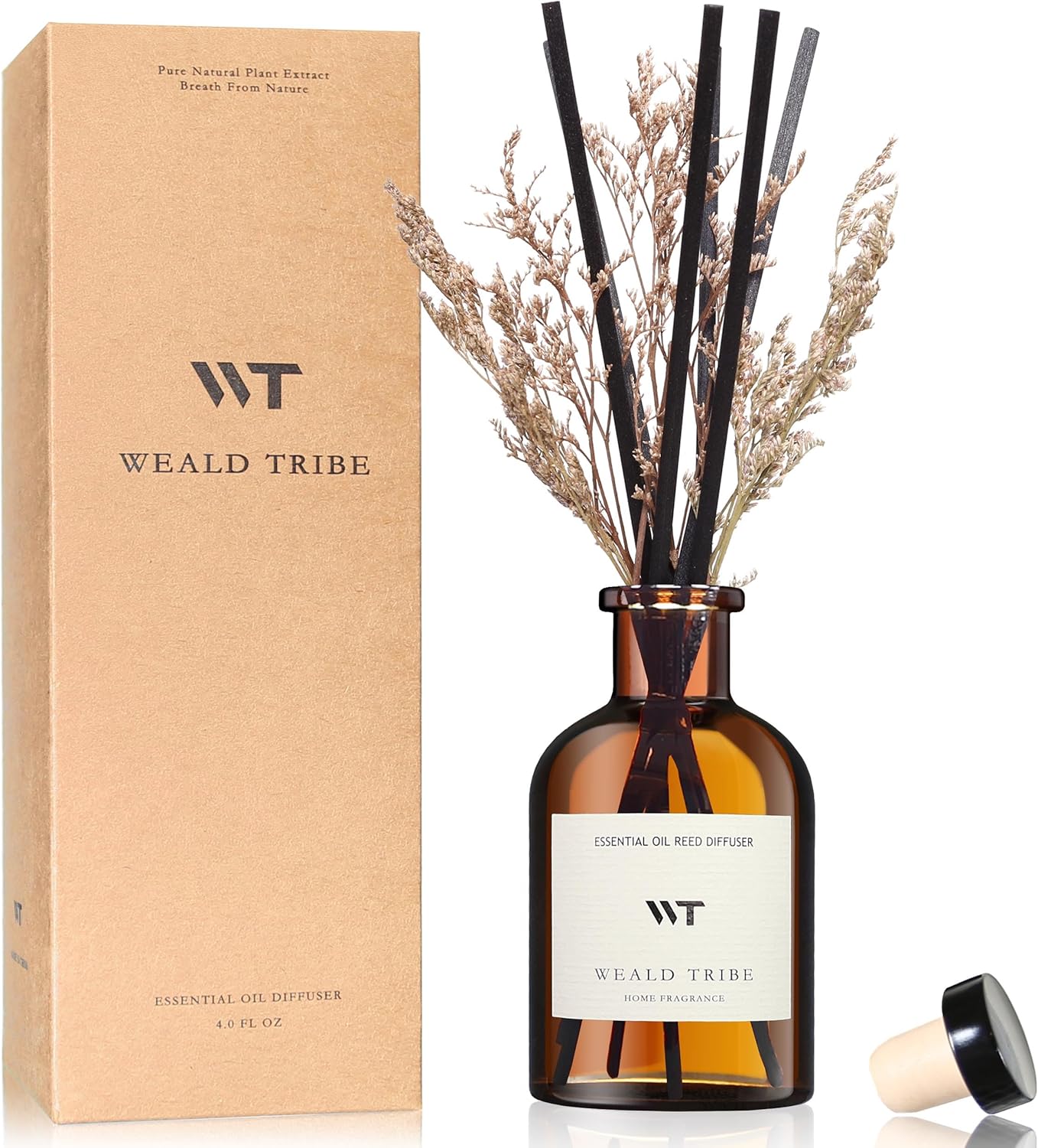 WEALD TRIBE Holiday Reed Diffuser Set Vanilla Cinnamon