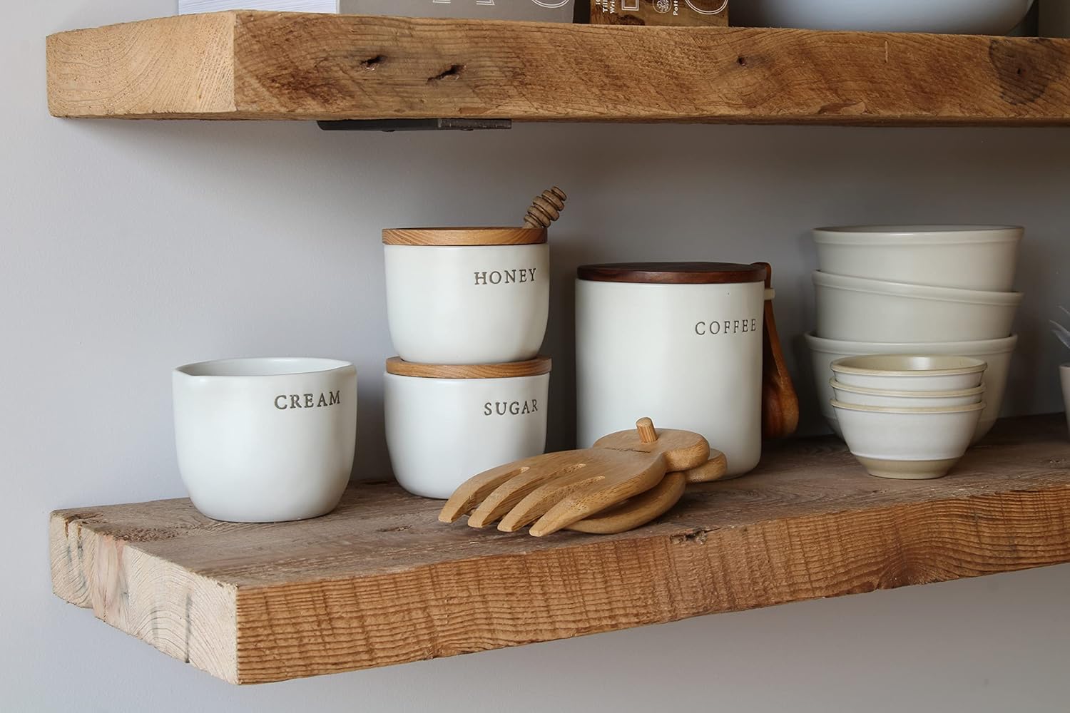 Urban Legacy Reclaimed Barn Plank Floating Shelves Set of 2