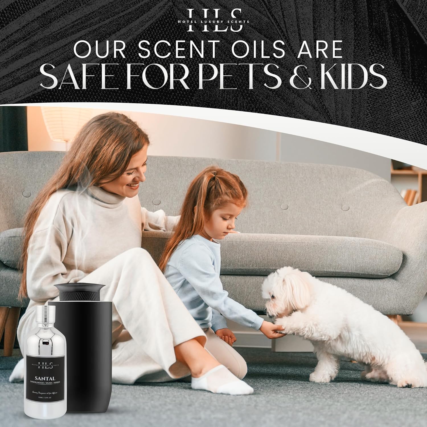 Santal Essential Oils for Diffusers - 100ml Luxury Blend