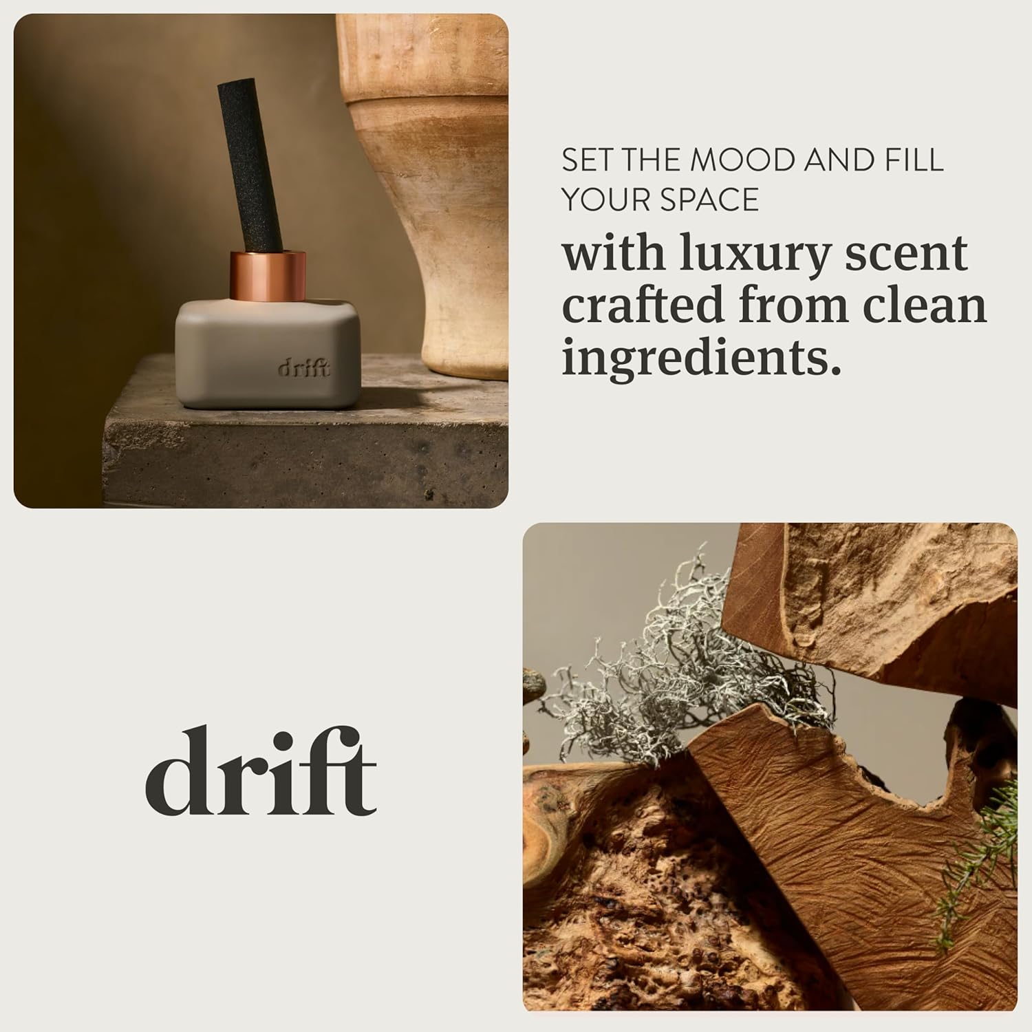 Drift Amber Scented Reed Diffuser 60 Day