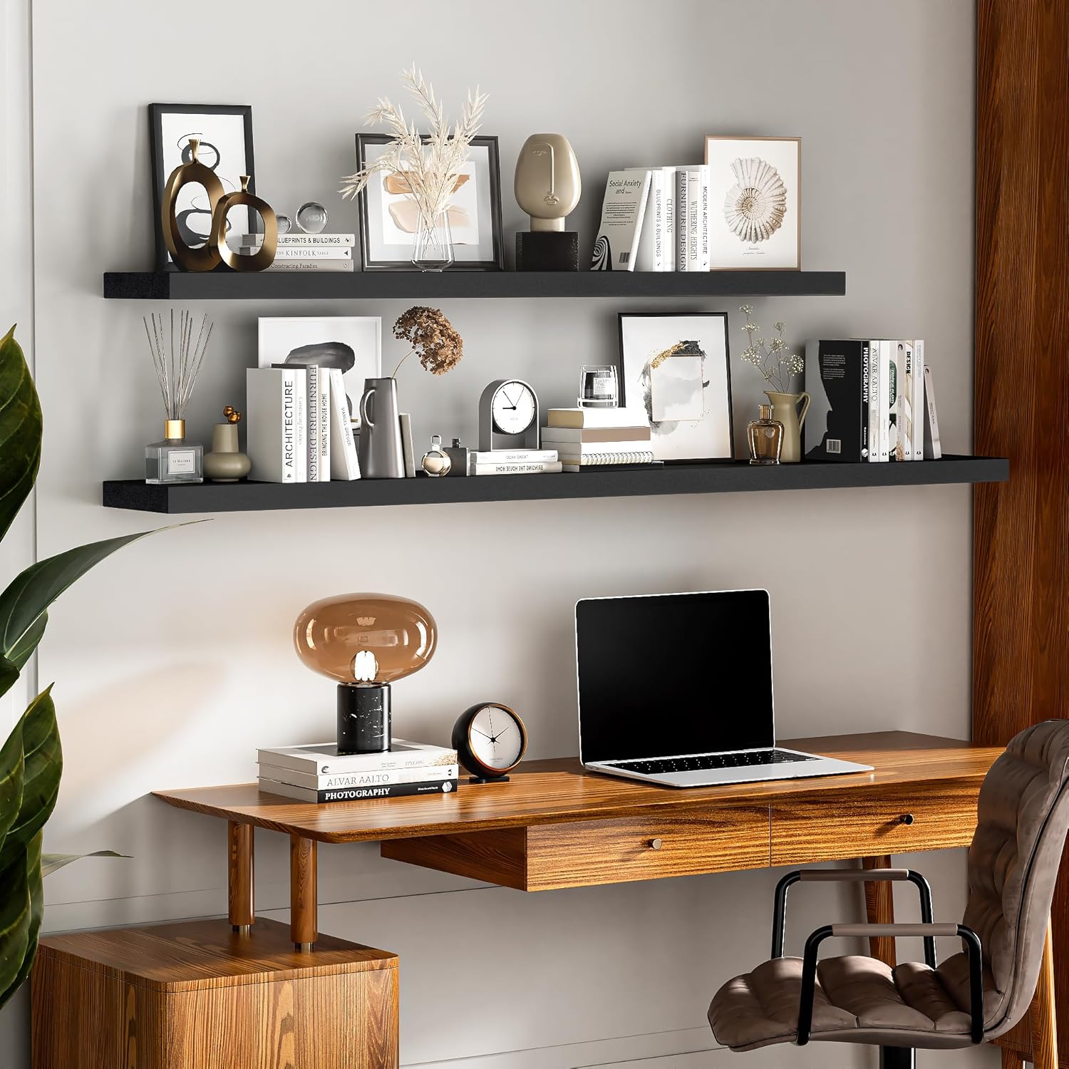 Marsmiles 8 Inch Deep Floating Shelves Set of 1