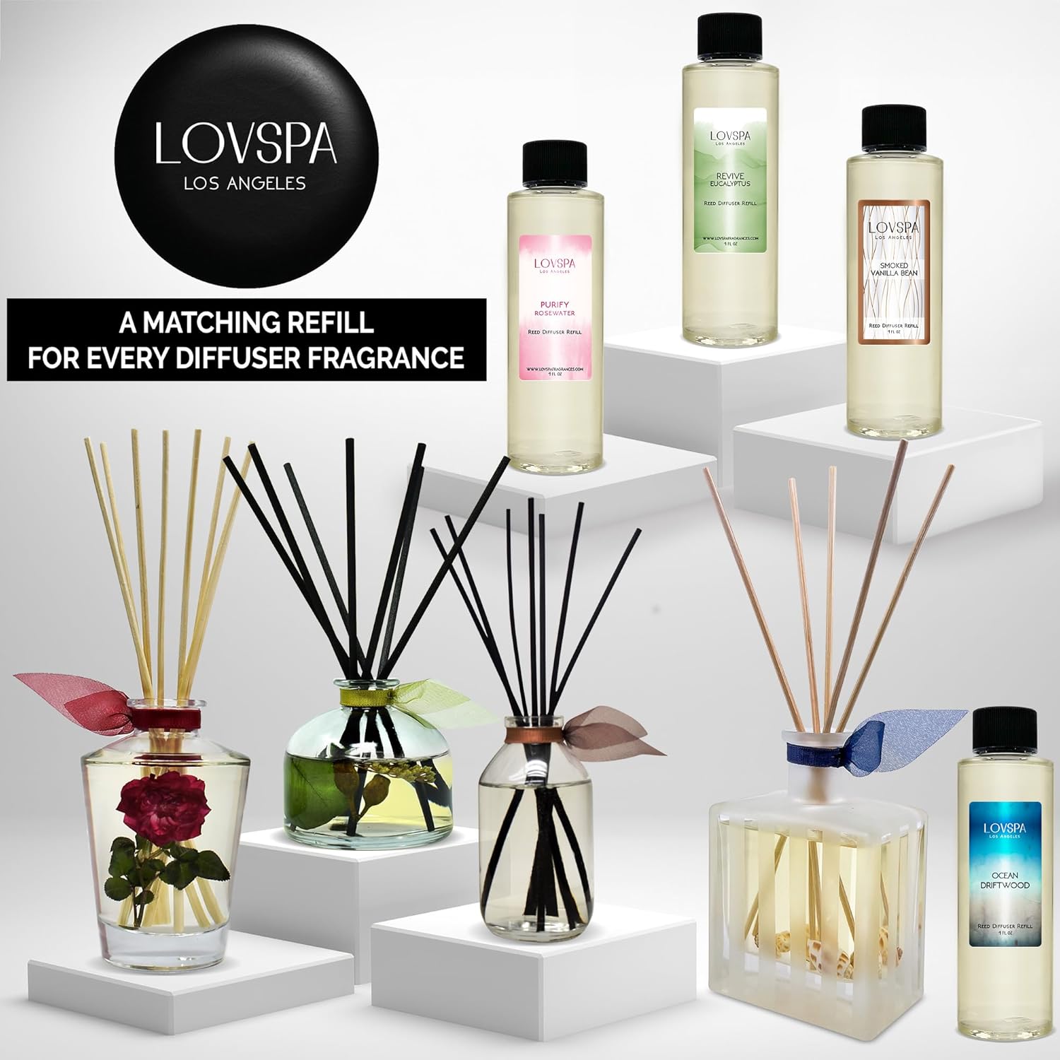 LOVSPA Tahitian Vanilla Reed Diffuser Refill Oil 4 oz