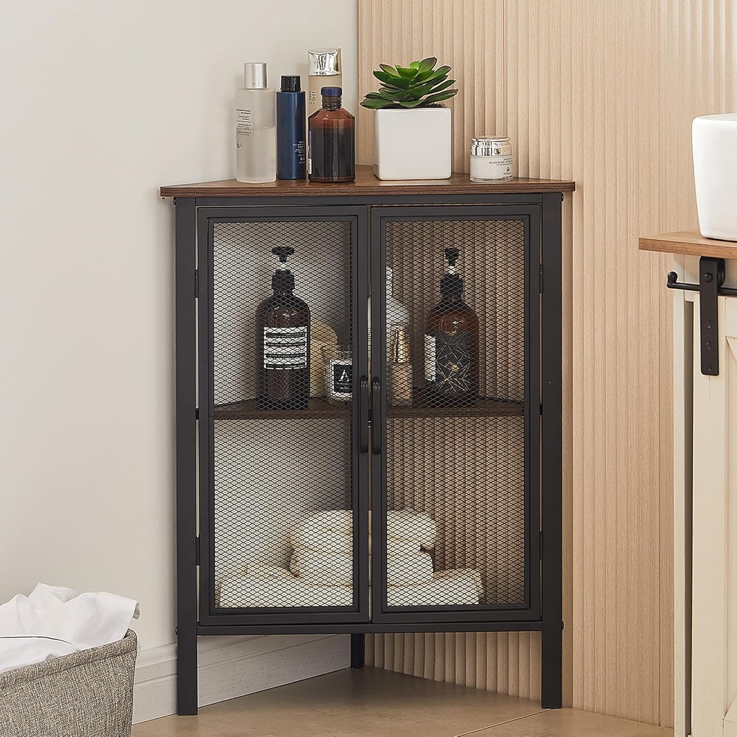 VECELO 3-Tier Corner Shelf Storage Organizer
