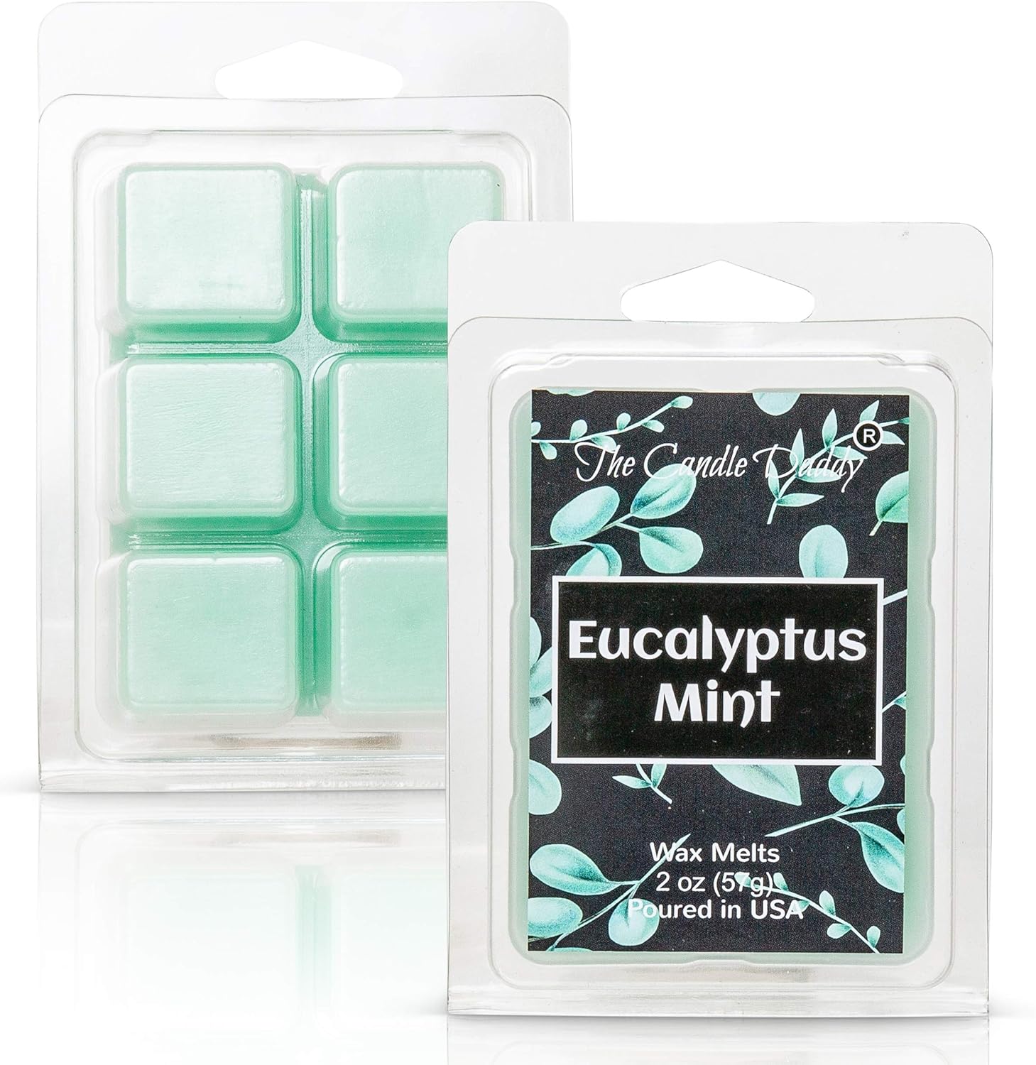 The Candle Daddy Eucalyptus Mint Wax Cubes 2 Ounces