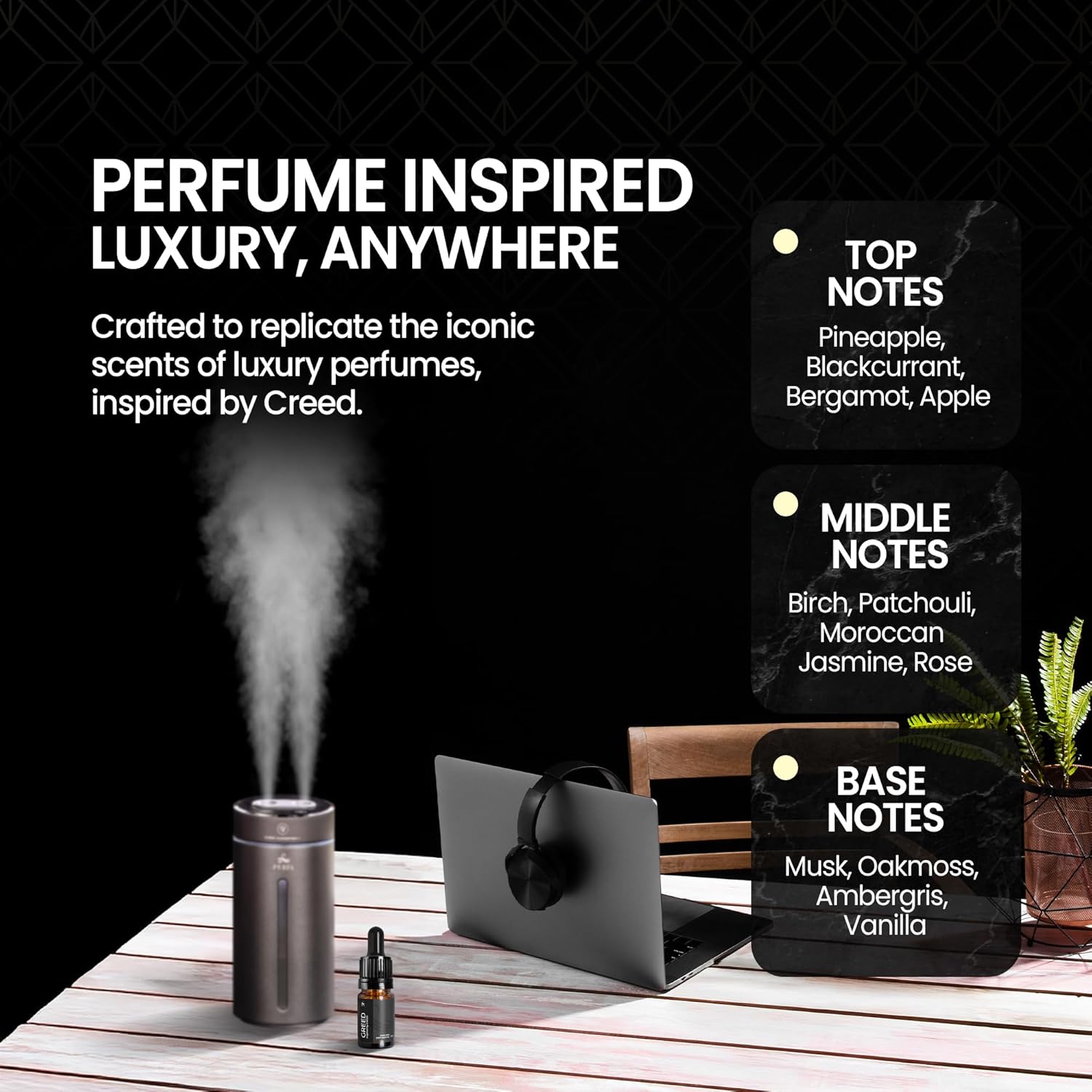 Greed Perfume Inspired Hotel Diffuser 10ml