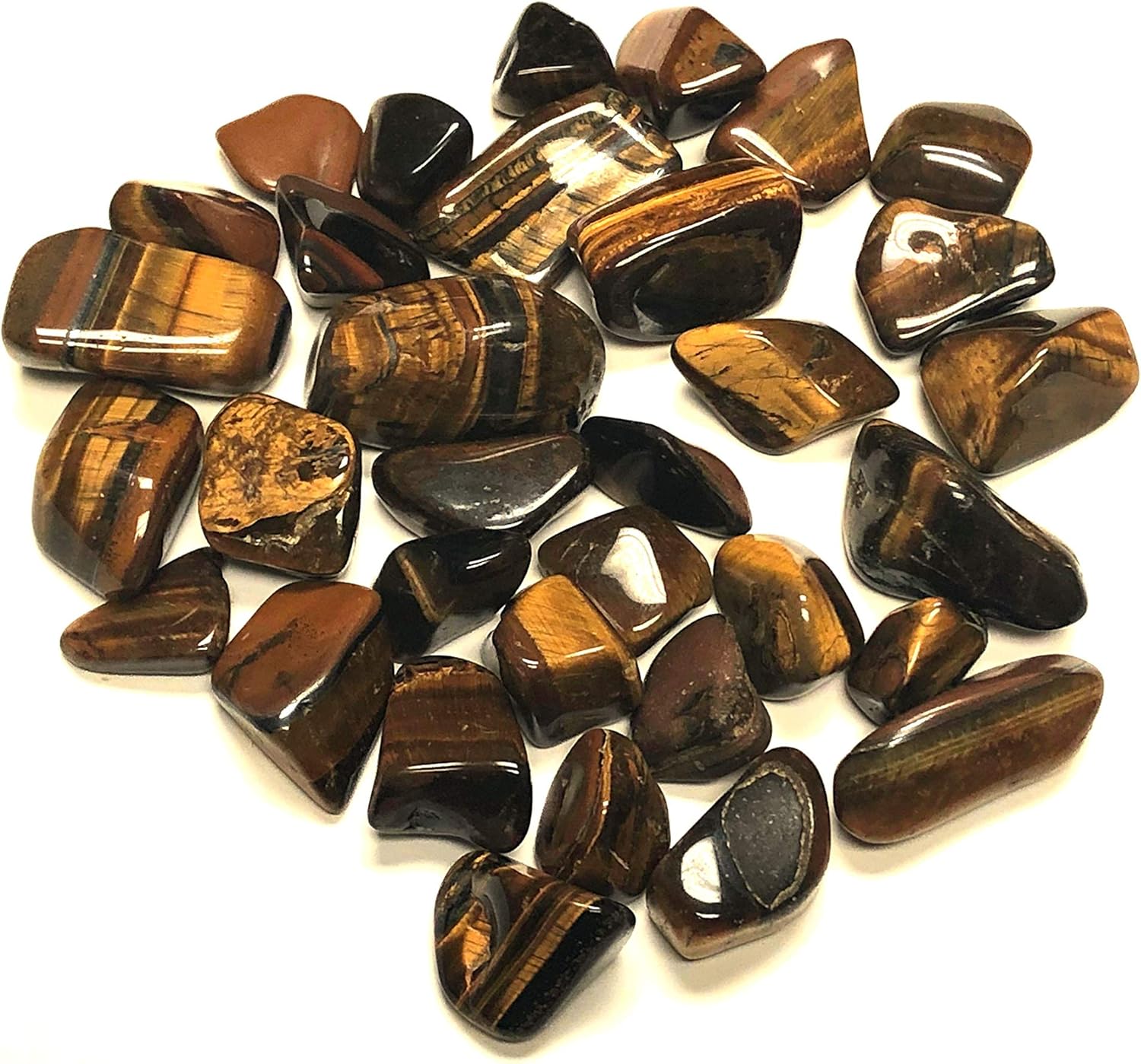 Tumbled Golden Tiger Eye Stones 3 Pounds