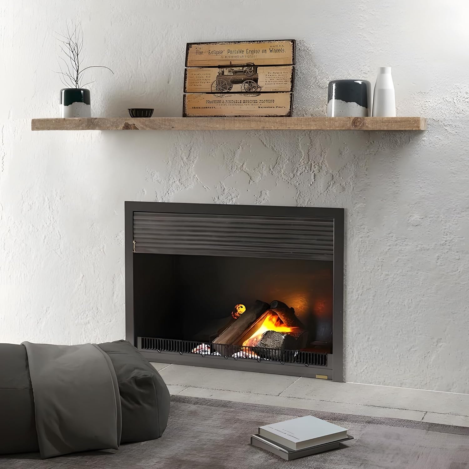 Floating Shelves 8 Inch Deep Rustic Reclaimed Barnwood