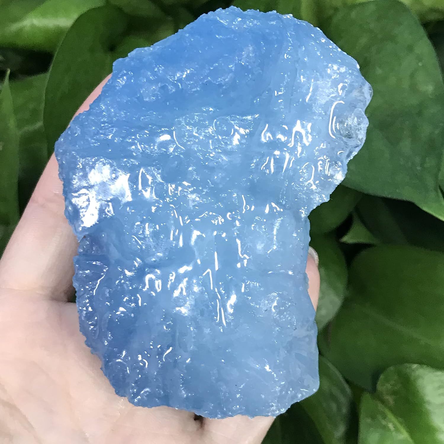 PEKMAR Natural Aquamarine Reiki Crystal Stones 40-60g