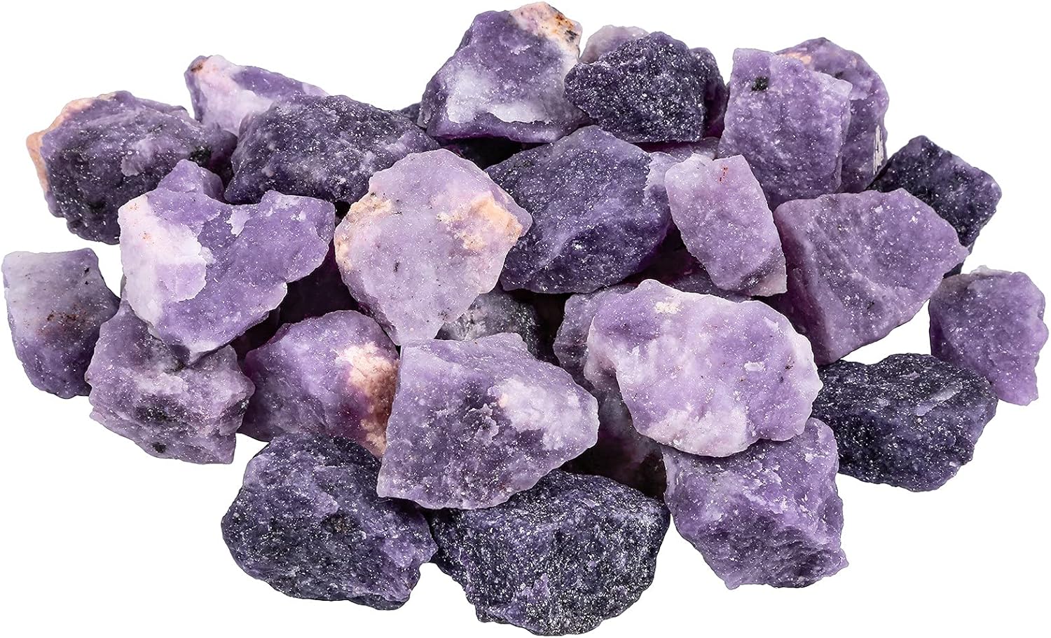 SUNYIK Lilac Crystal Stones for Tumbling and Jewelry Making