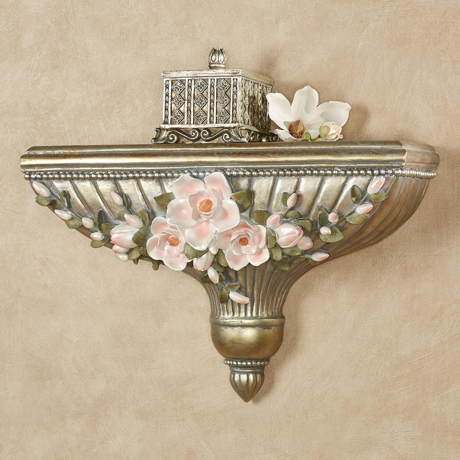 Touch of Class Magnolia Elegance Wall Shelf