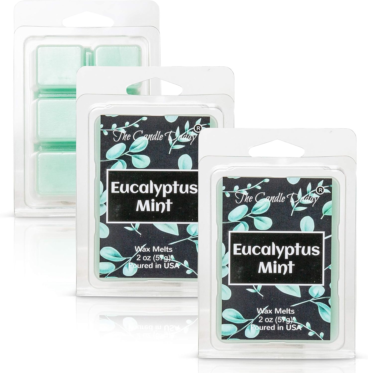 The Candle Daddy Eucalyptus Mint Wax Cubes 2 Ounces