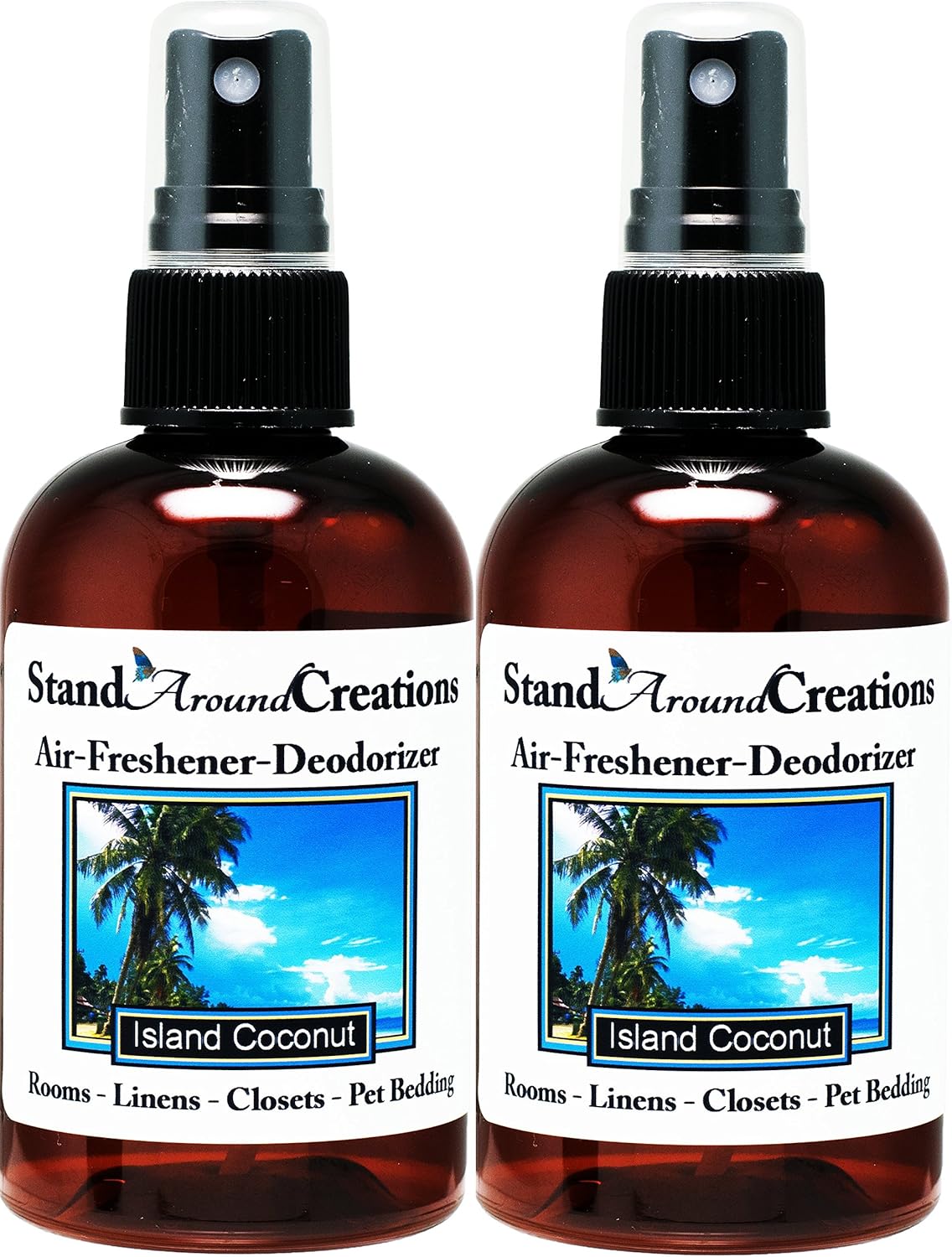 Island Coconut Scented Room Spray Set of 2 - 4 Fl Oz