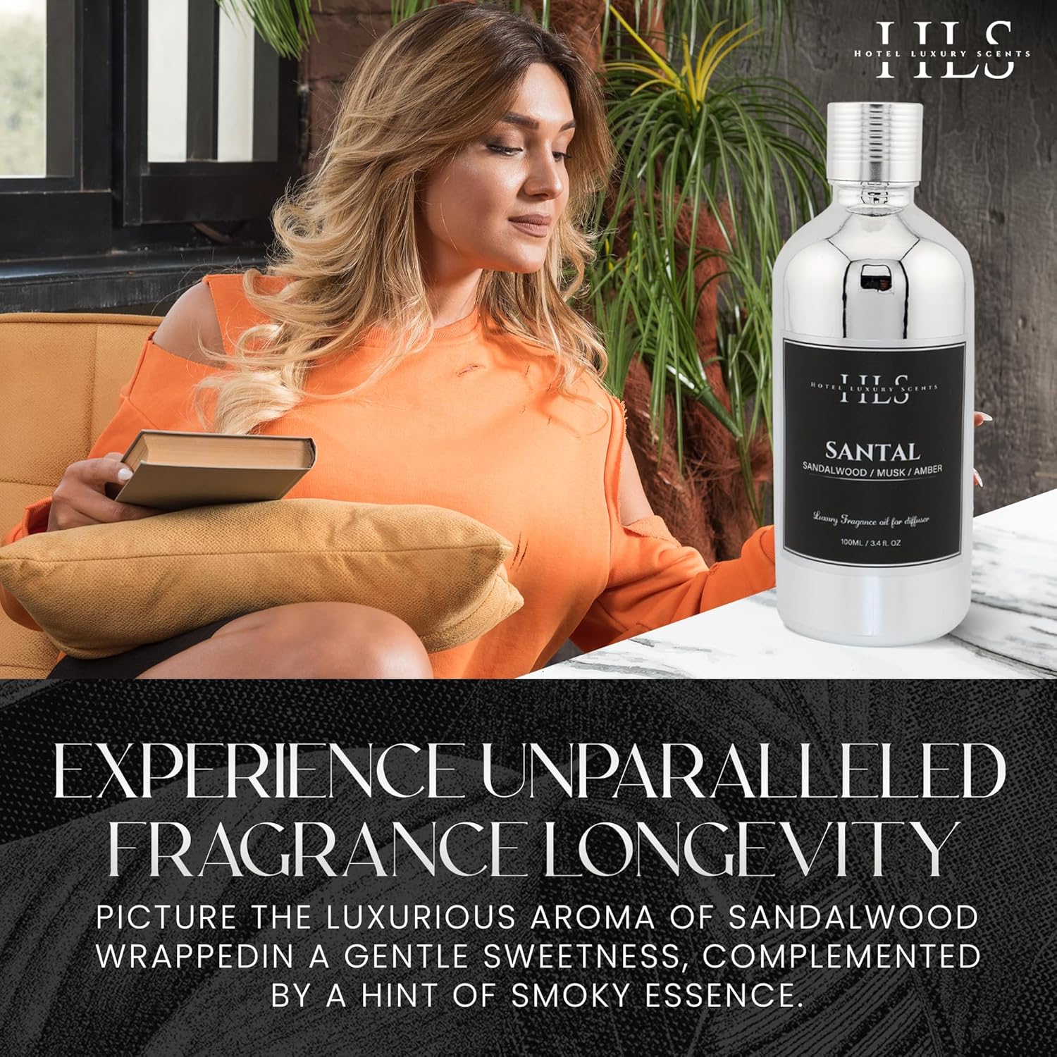 Santal Essential Oils for Diffusers - 100ml Luxury Blend