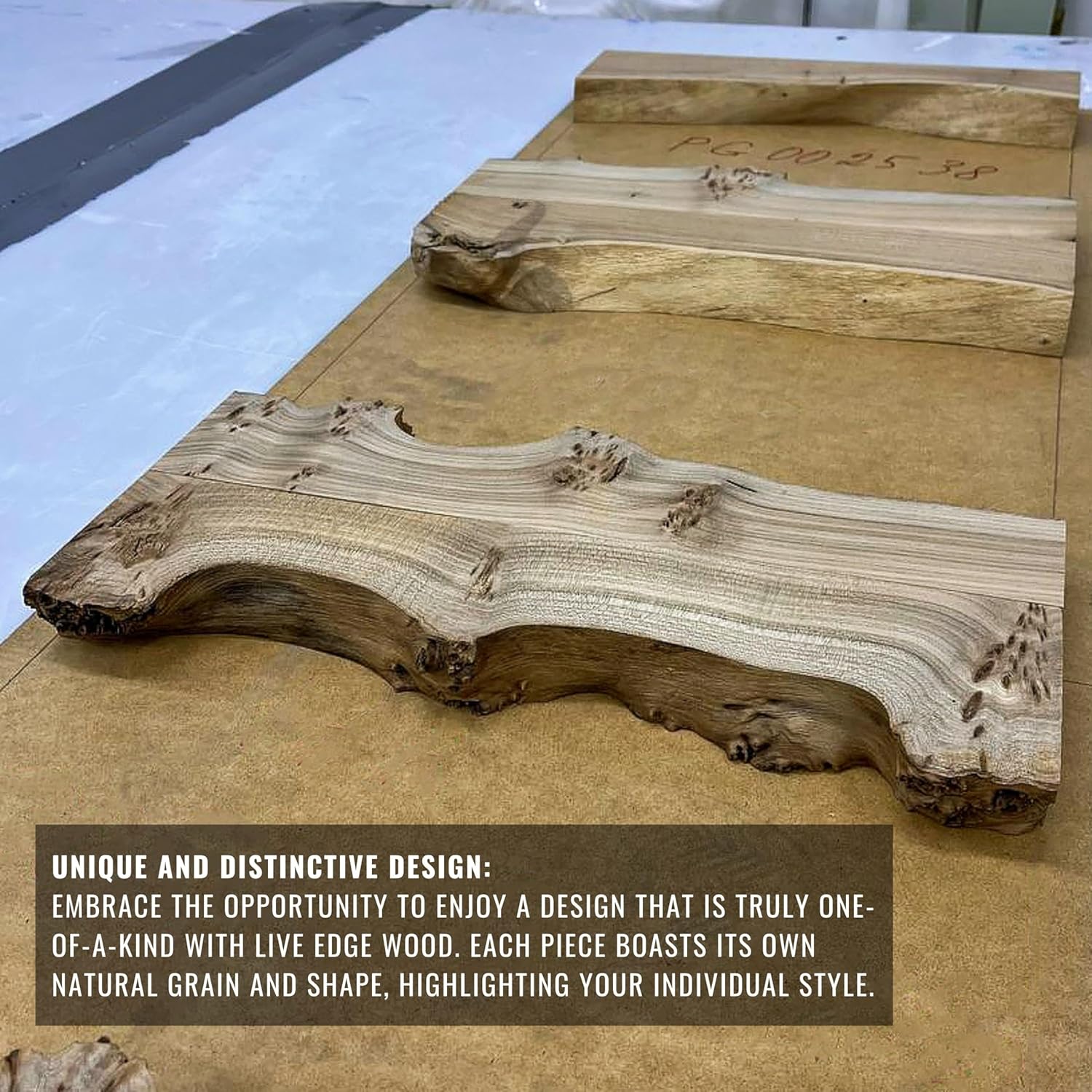 RWA Floating Shelves for Wall Decor - Epoxy Wood Design